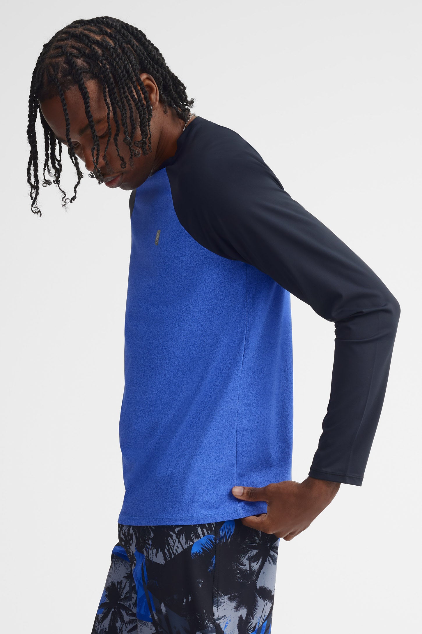 Maillot de bain ''Rashguard'' - Homme && BLEU MULTI