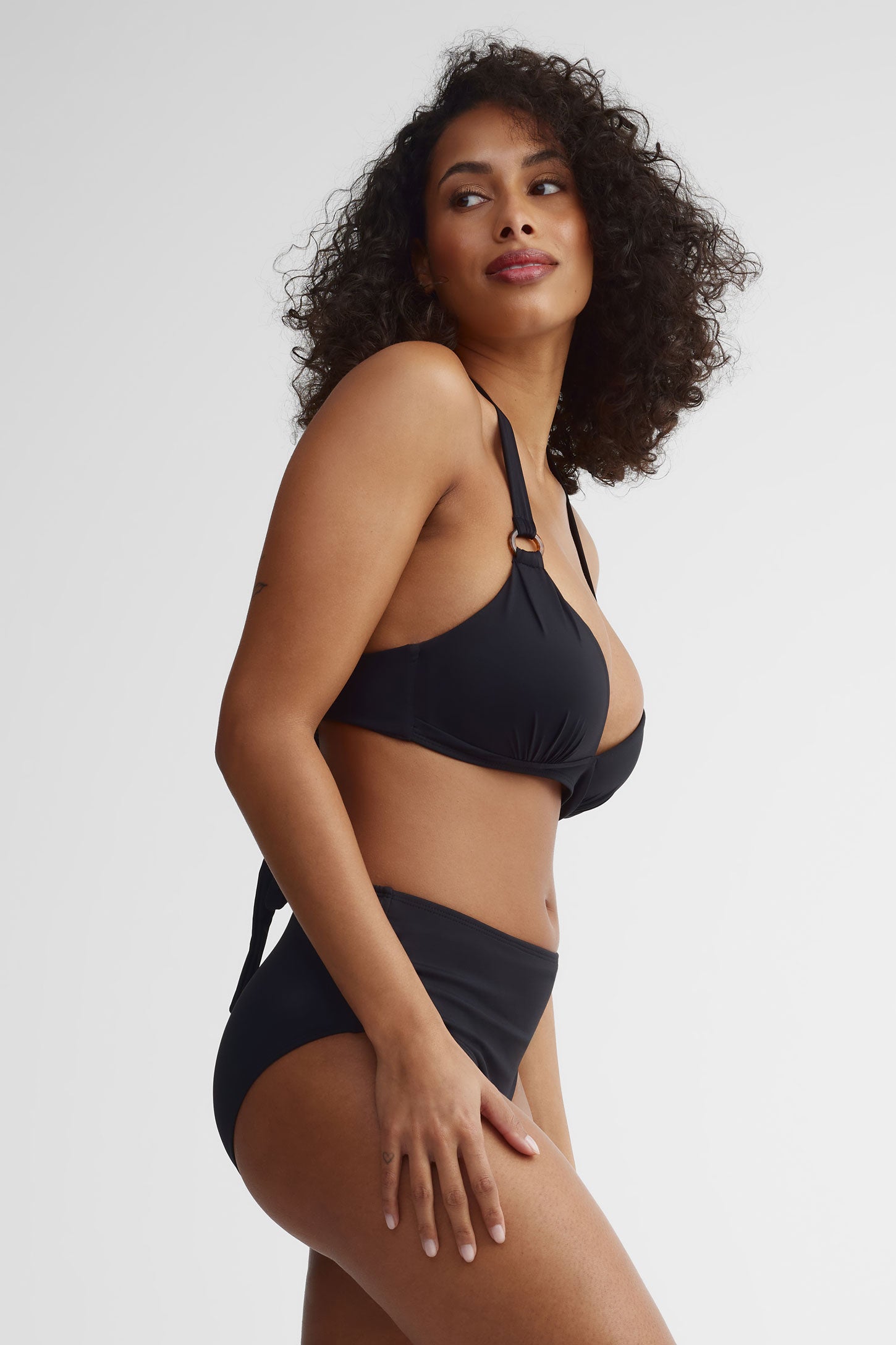Haut maillot de bain licou - Femme && NOIR