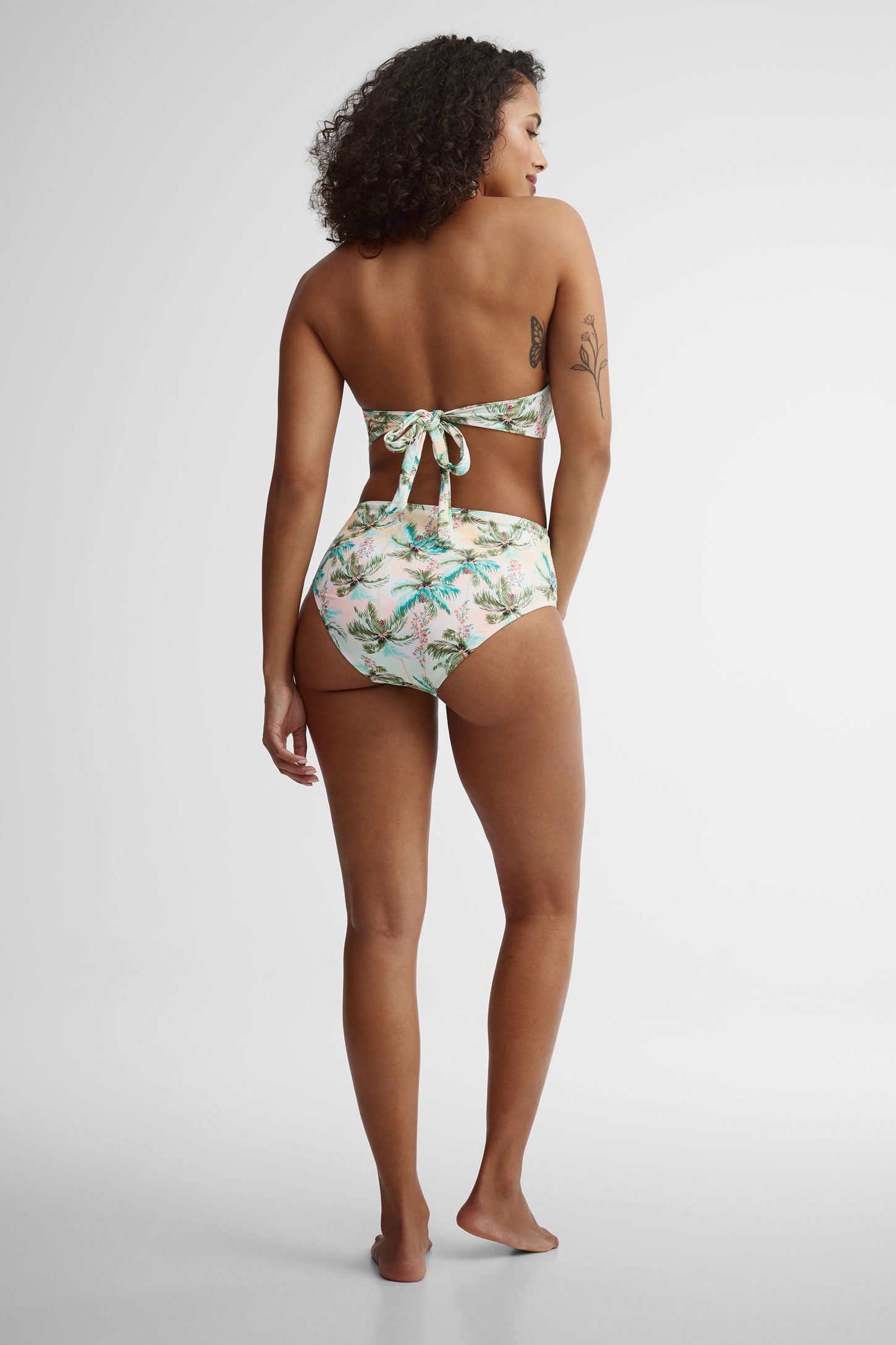 Haut maillot de bain licou - Femme && VERT/MULTI