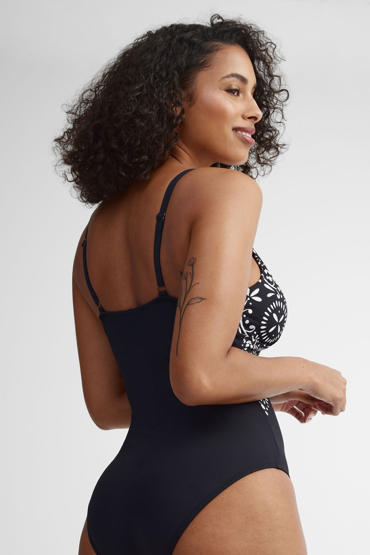 Maillot de bain 1-pièce - Femme && NOIR