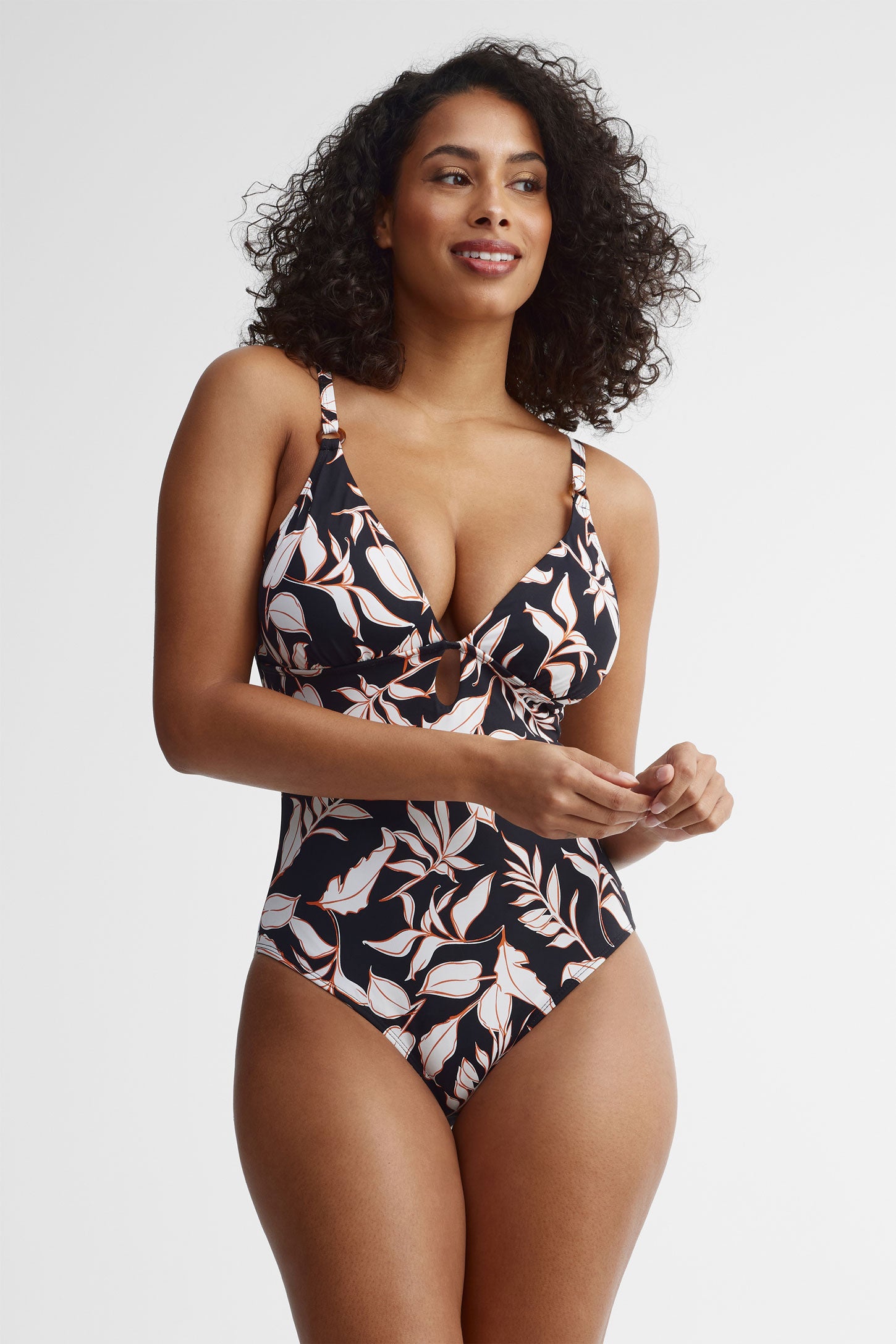 Maillot de bain 1-pièce - Femme && NOIR/MULTI