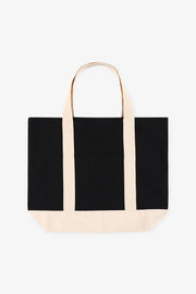 Sac de plage en toile - Femme && NOIR/MULTI