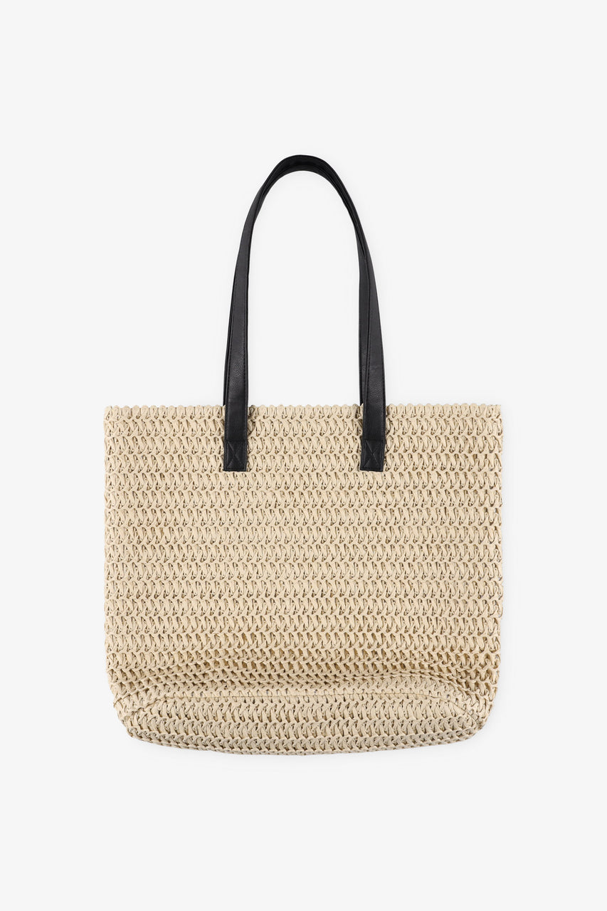 Raffia beach tote bag Women