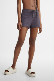 Short couvre-maillot extensible 4 sens - Femme && GRIS