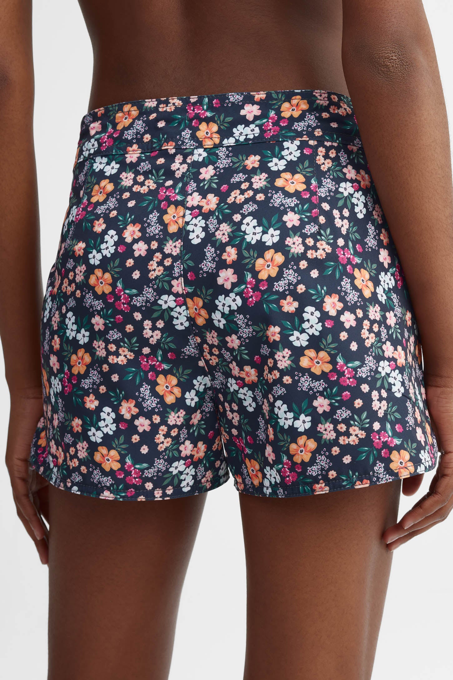 Short couvre-maillot extensible 4 sens - Femme && GRIS MULTI
