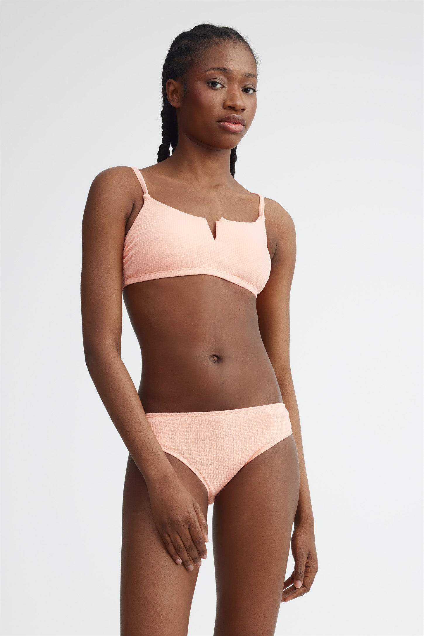 Culotte maillot de bain taille basse - Femme && ORANGE