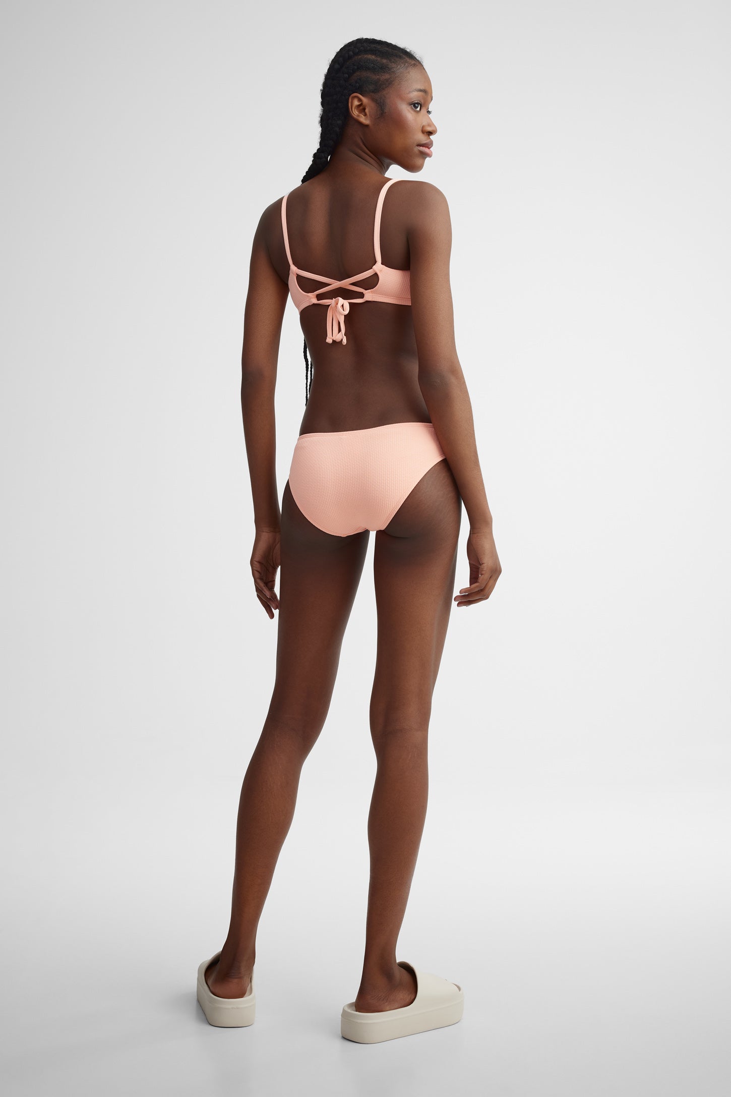 Culotte maillot de bain taille basse - Femme && ORANGE