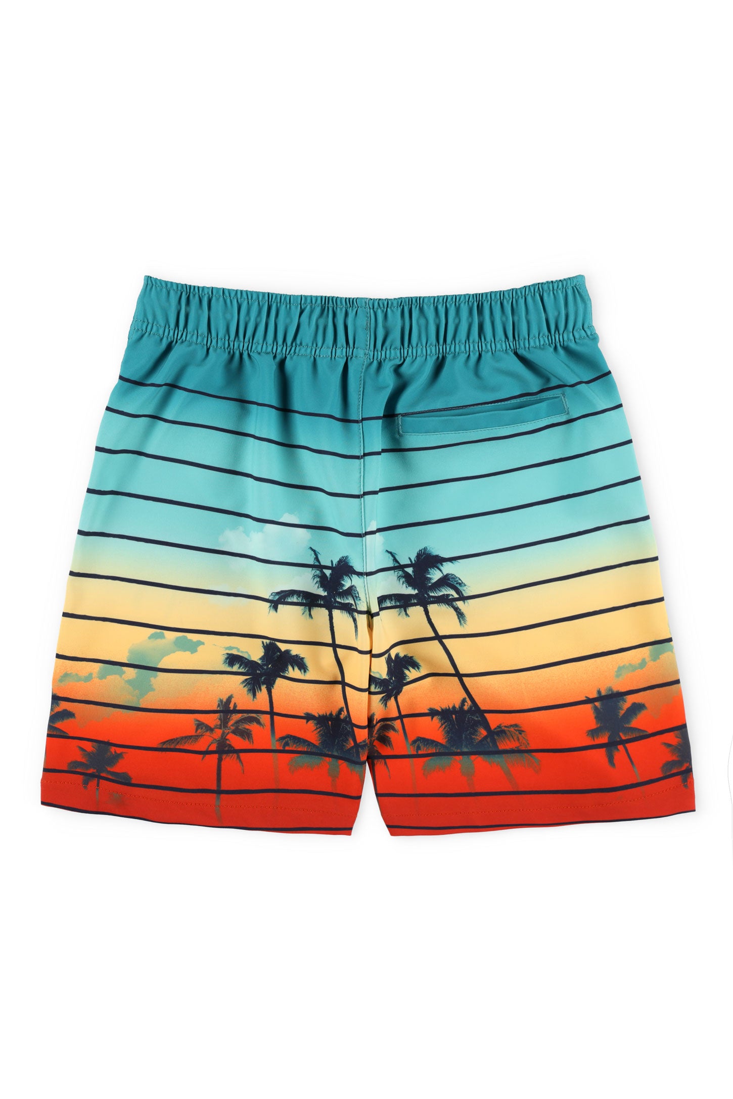 Short maillot de bain - Ado garçon && VERT/MULTI