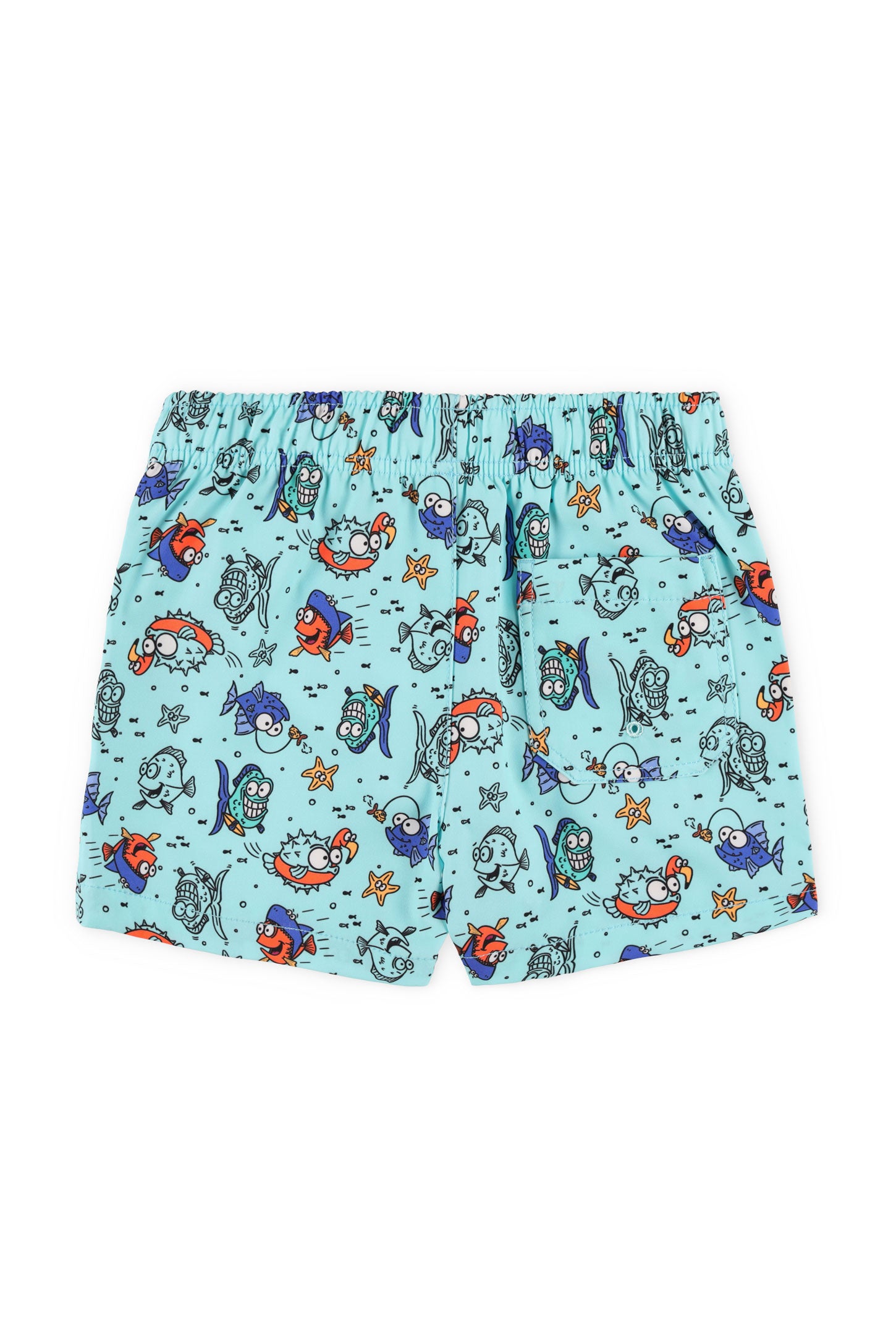Short maillot de bain extensible 4 sens - Enfant garçon && AQUA/MULTI