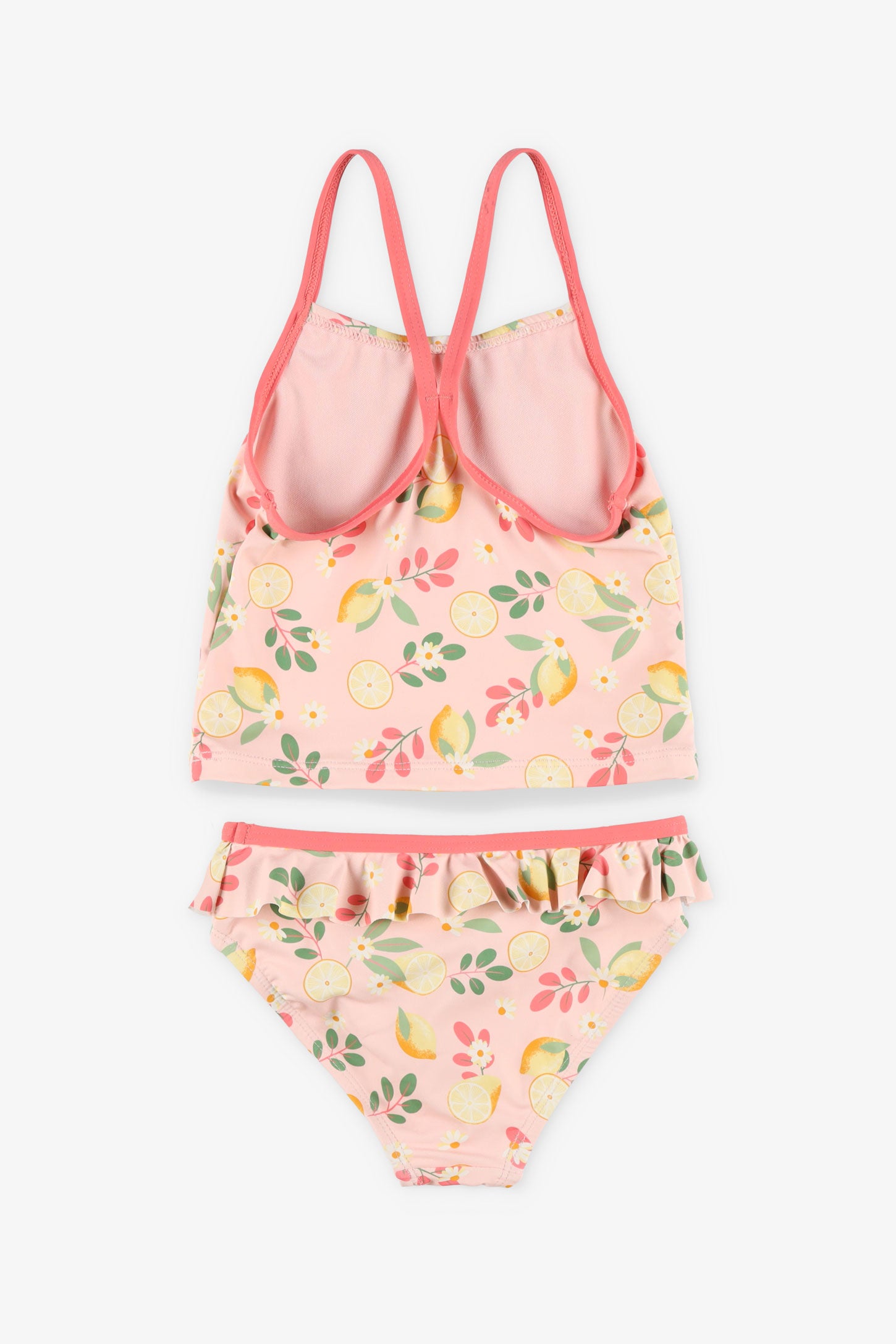 Maillot de bain 2-pièces tankini - Enfant fille && CORAIL/MULTI