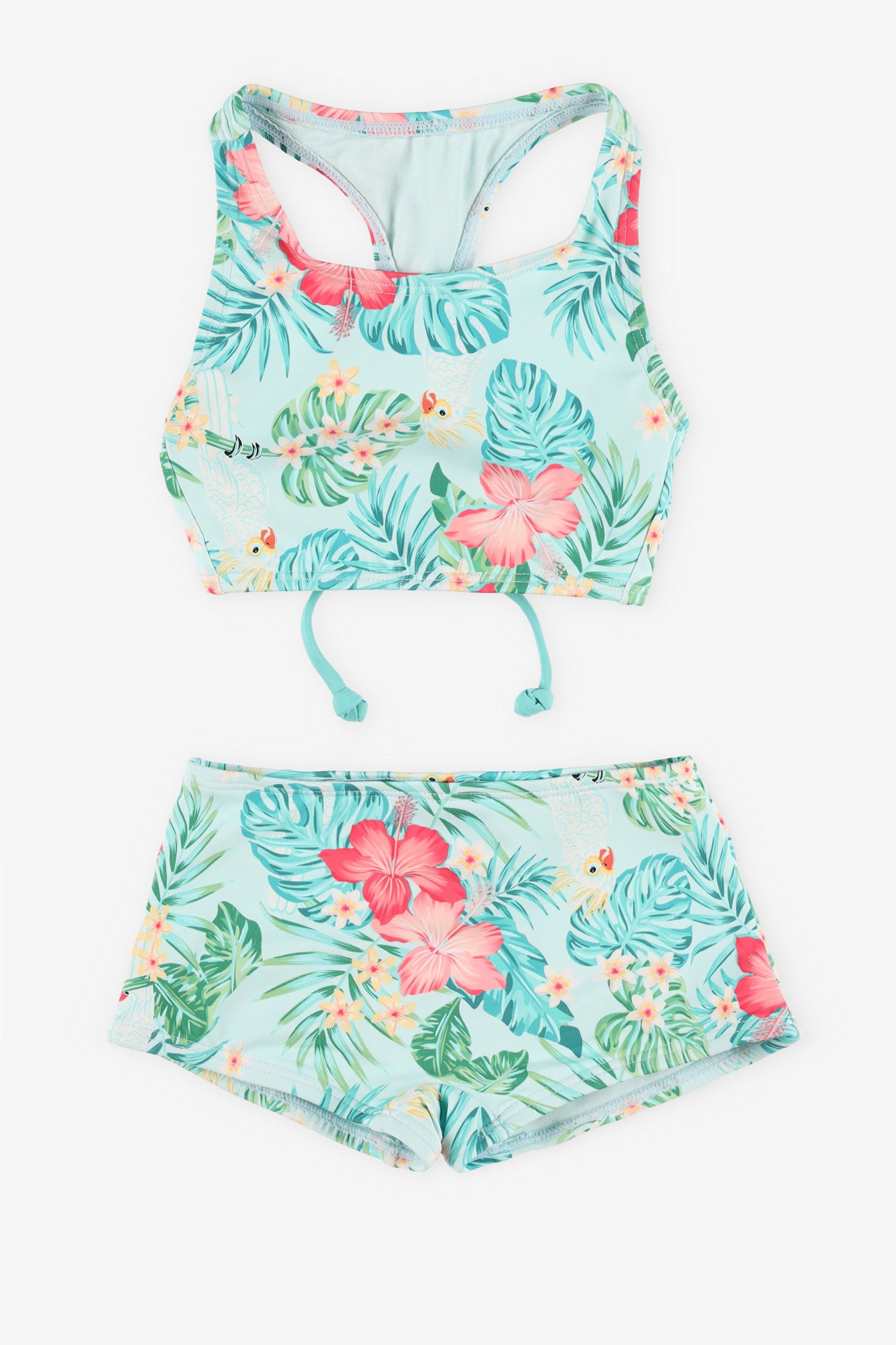 Maillot de bain 2-pièces - Enfant fille && AQUA/MULTI