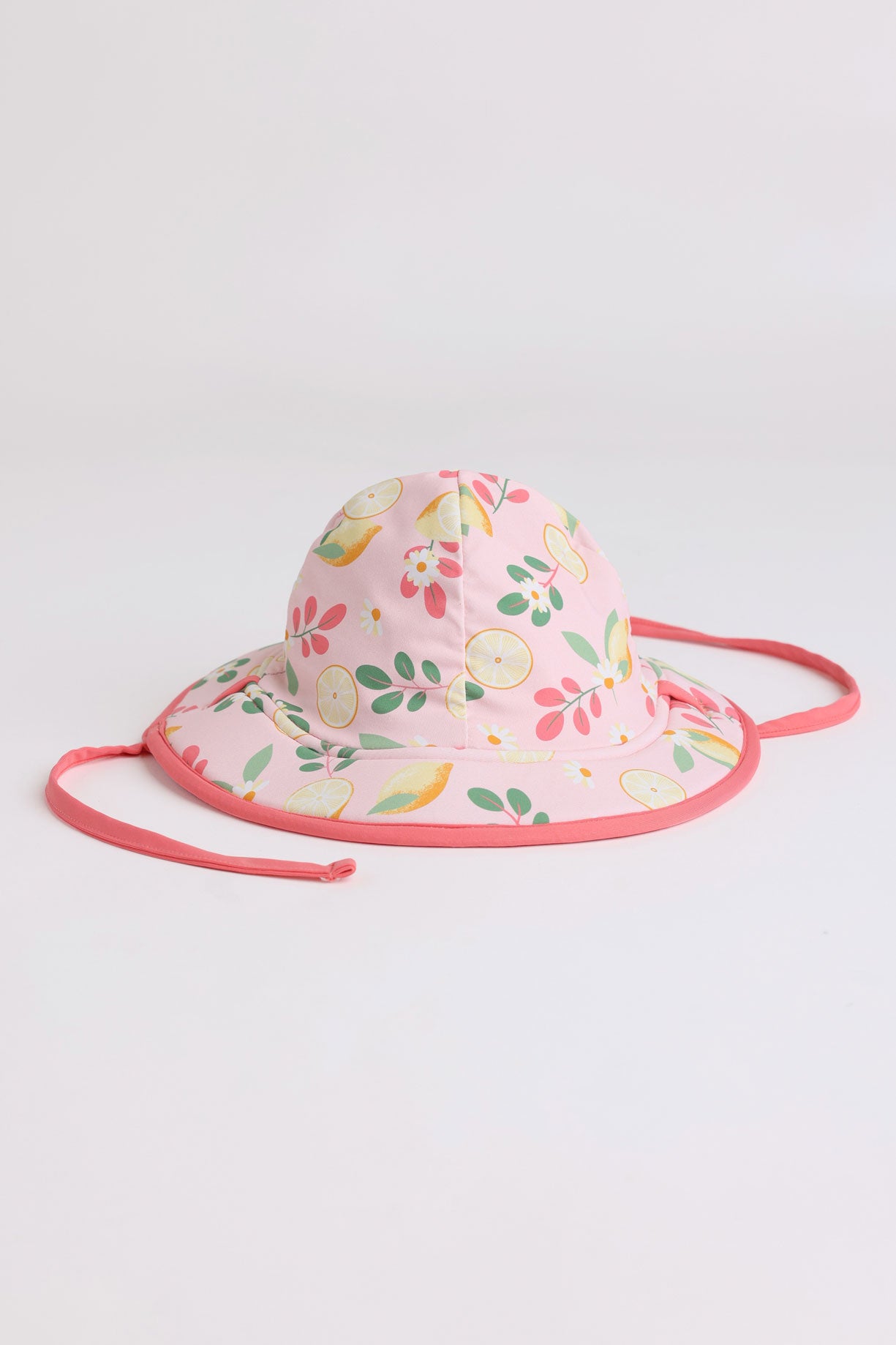 Chapeau de plage réversible, 2T-3T - Bébé fille && CORAIL/MULTI