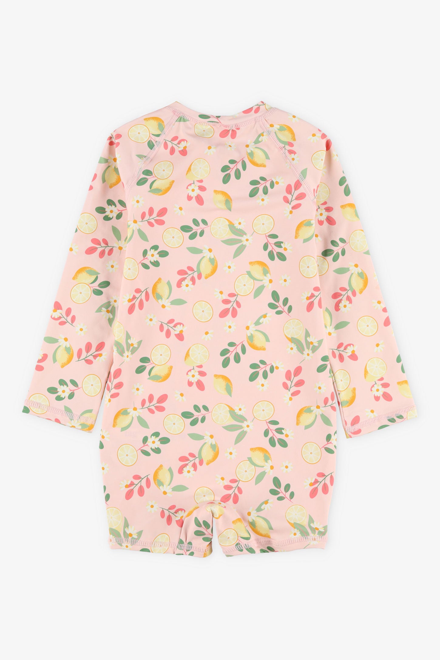Maillot de bain 1-pièce ''rashguard'', 2T-3T - Bébé fille && CORAIL/MULTI