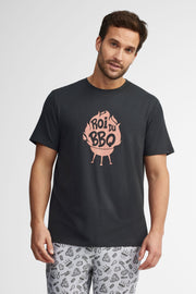 T-shirt pyjama, 2/40$ - Homme && NOIR