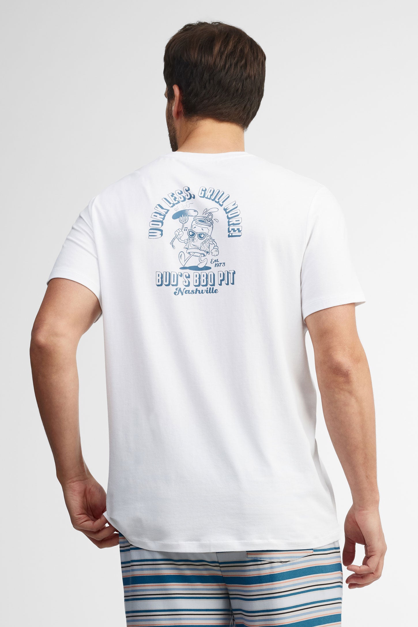 T-shirt pyjama, 2/40$ - Homme && BLANC