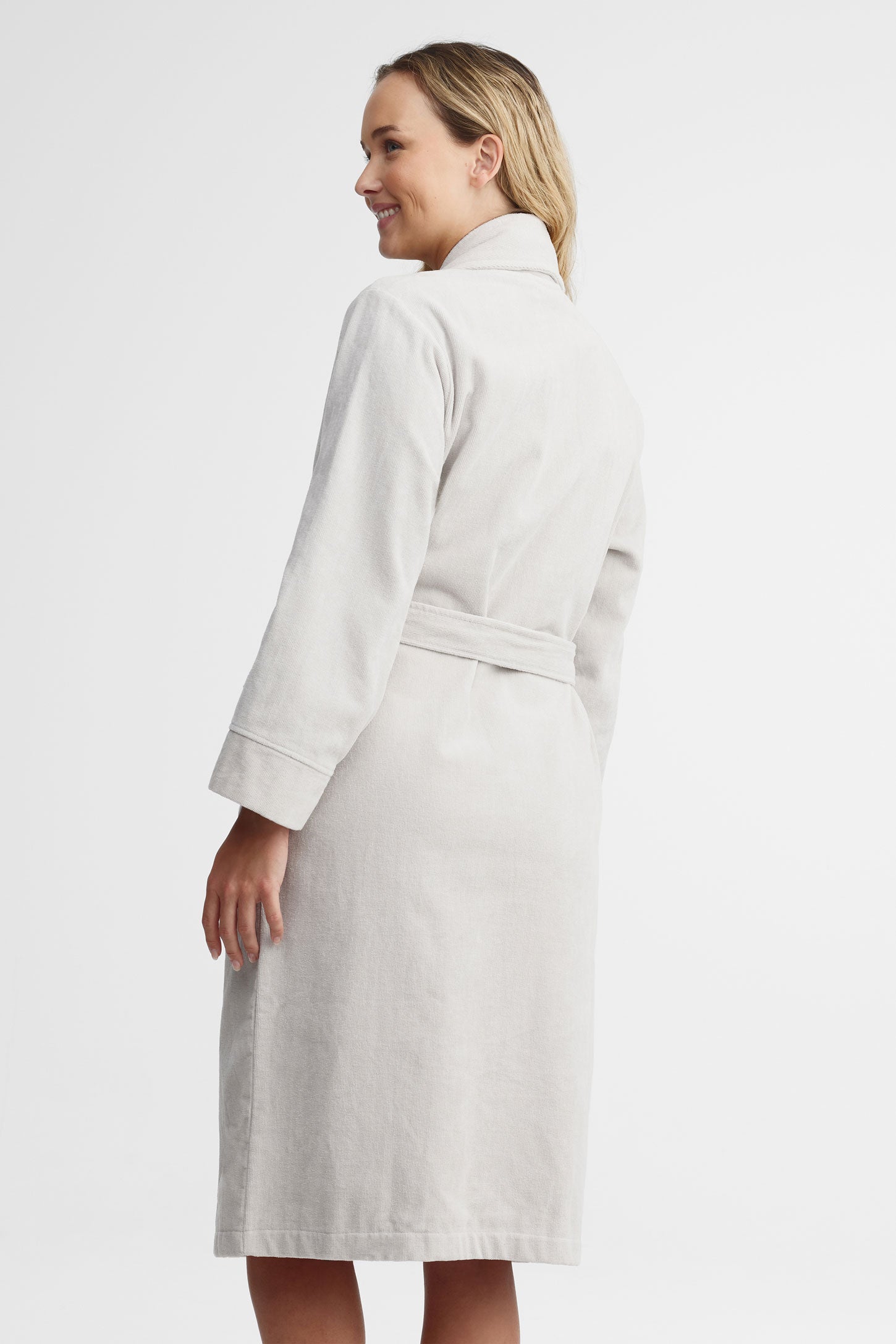 Robe de chambre coton éponge - Homme && GRIS