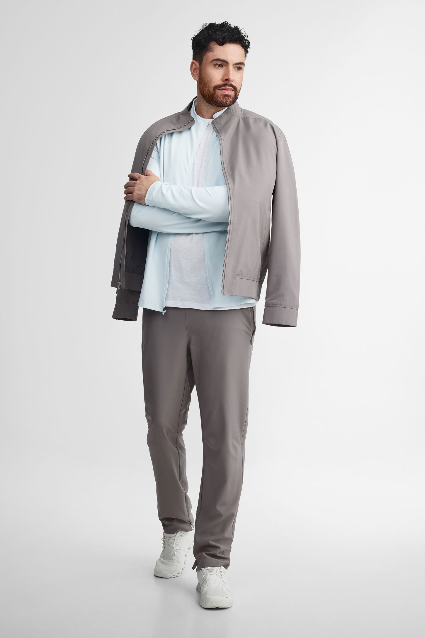 Veste col montant BM - Homme
 && BLEU PALE