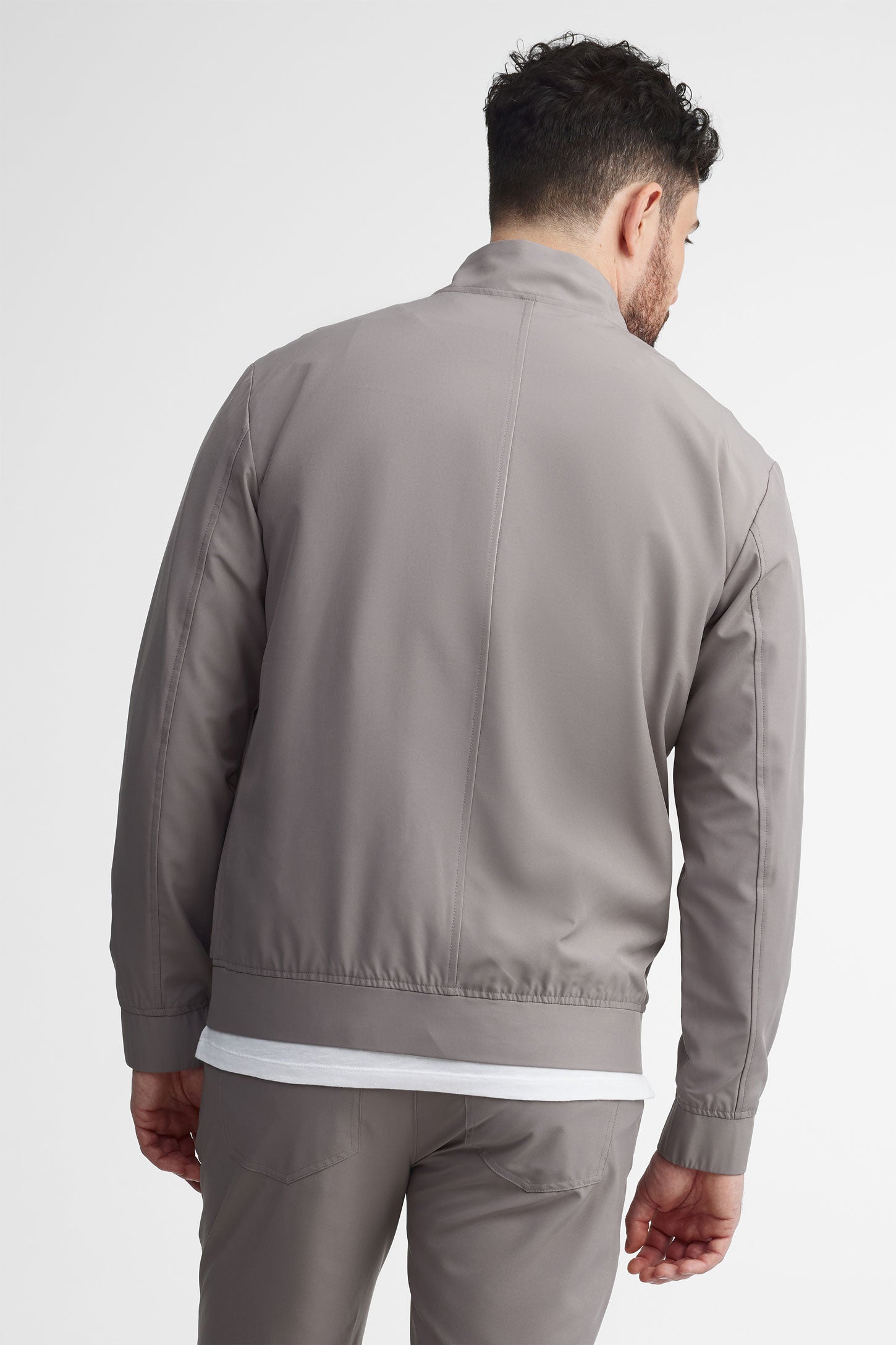 Veste col montant BM - Homme && GRIS