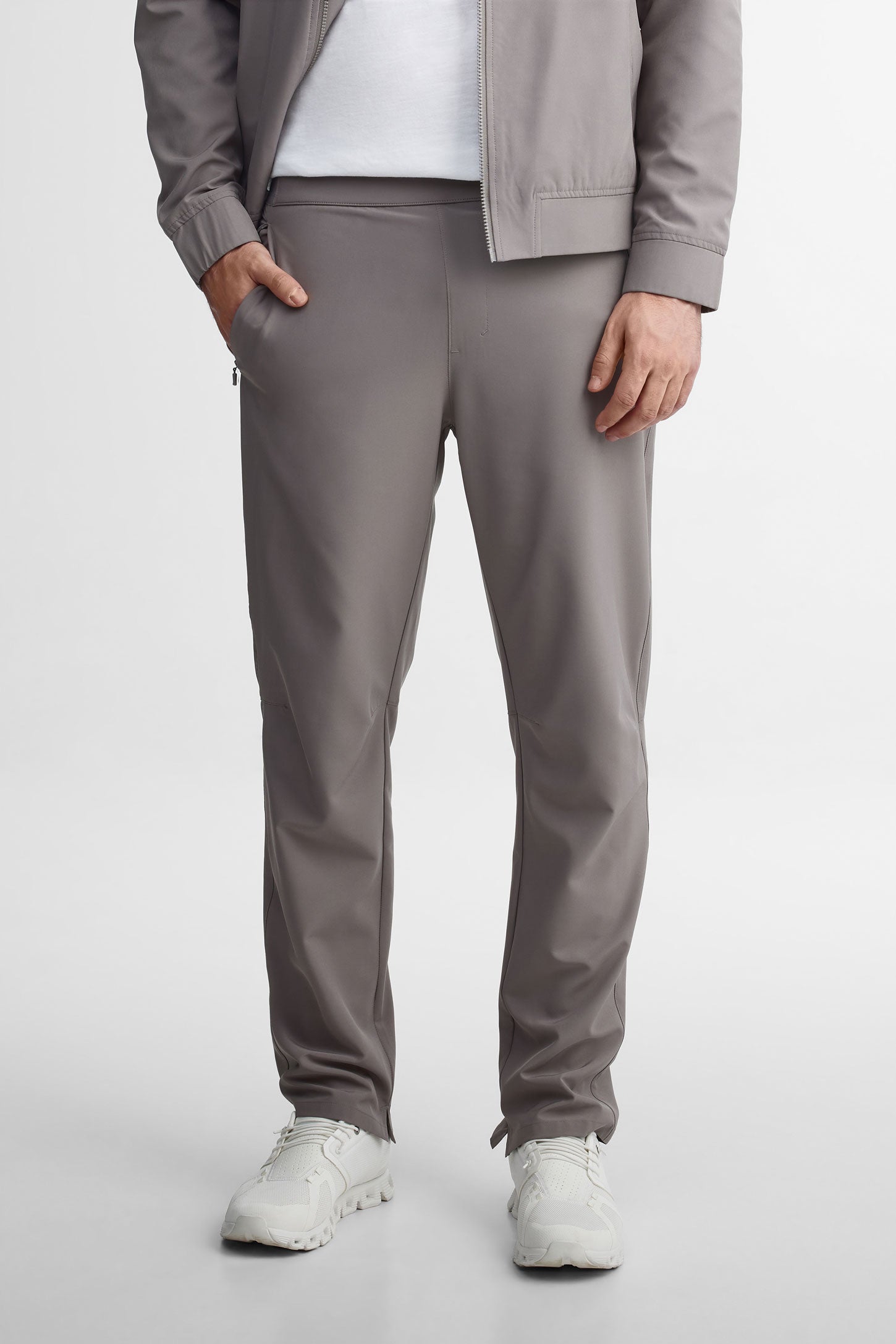 Pantalon extensible taille élastique BM - Homme
 && GRIS