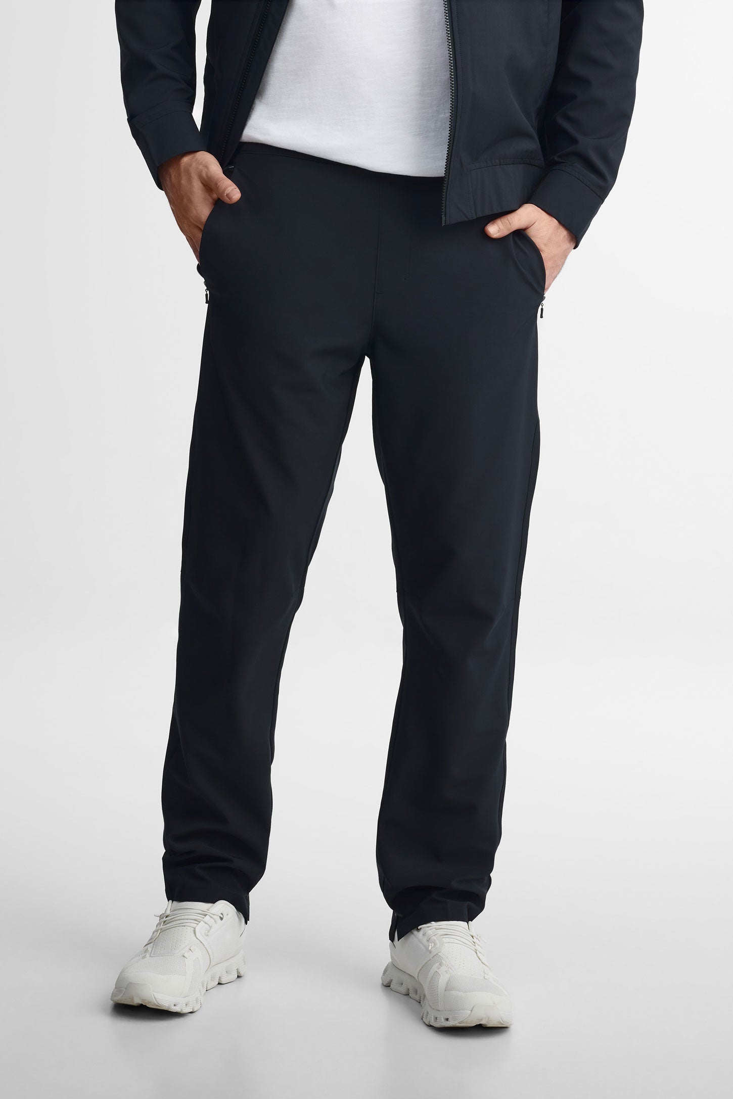 Pantalon extensible taille élastique BM - Homme
 && GRIS FONCE