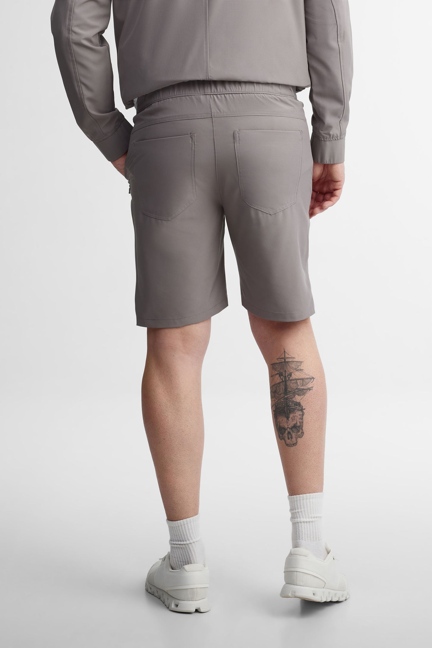 Short taille élastique BM - Homme
 && GRIS