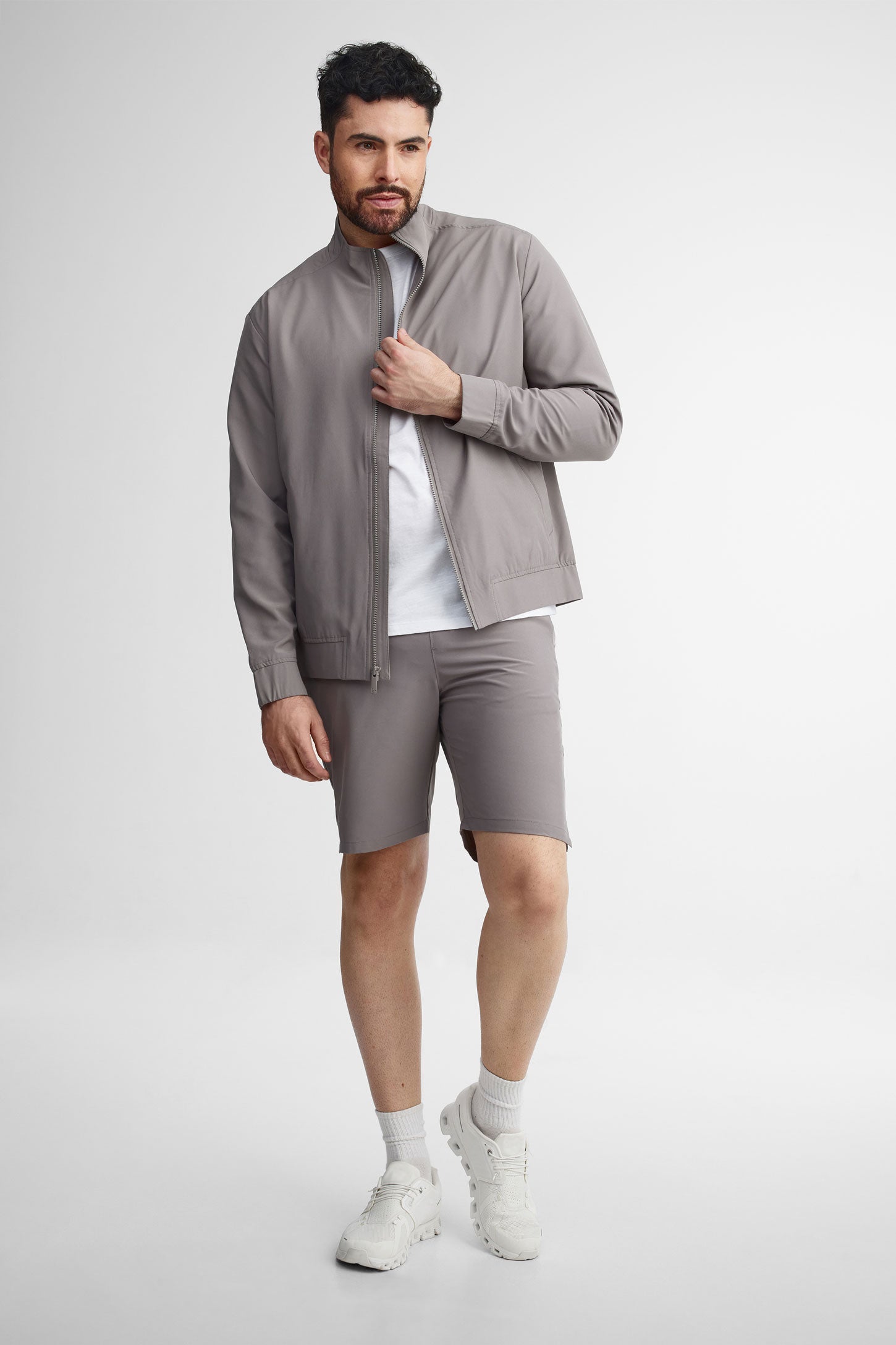 Short taille élastique BM - Homme
 && GRIS