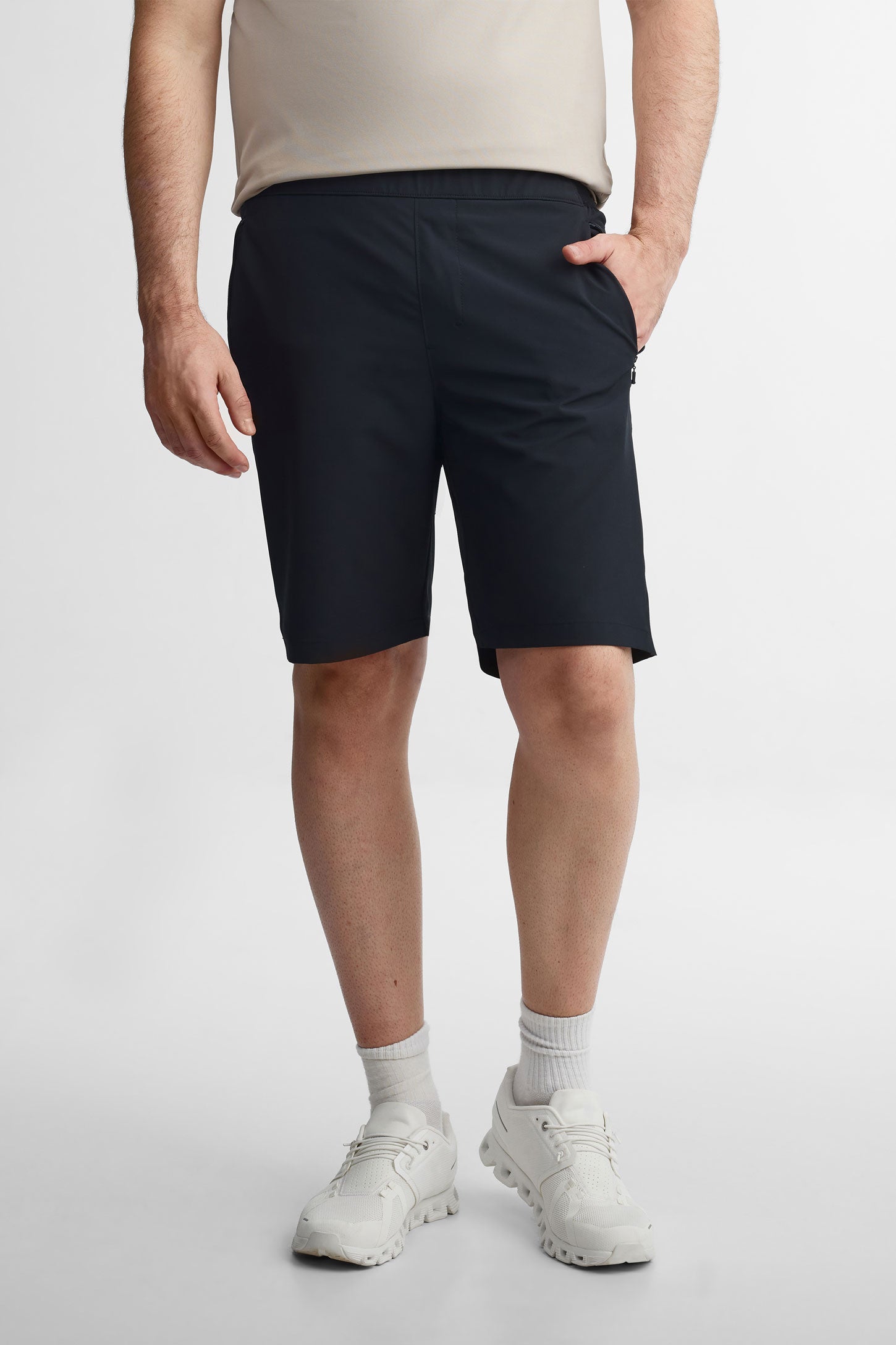 Short taille élastique BM - Homme
 && GRIS FONCE
