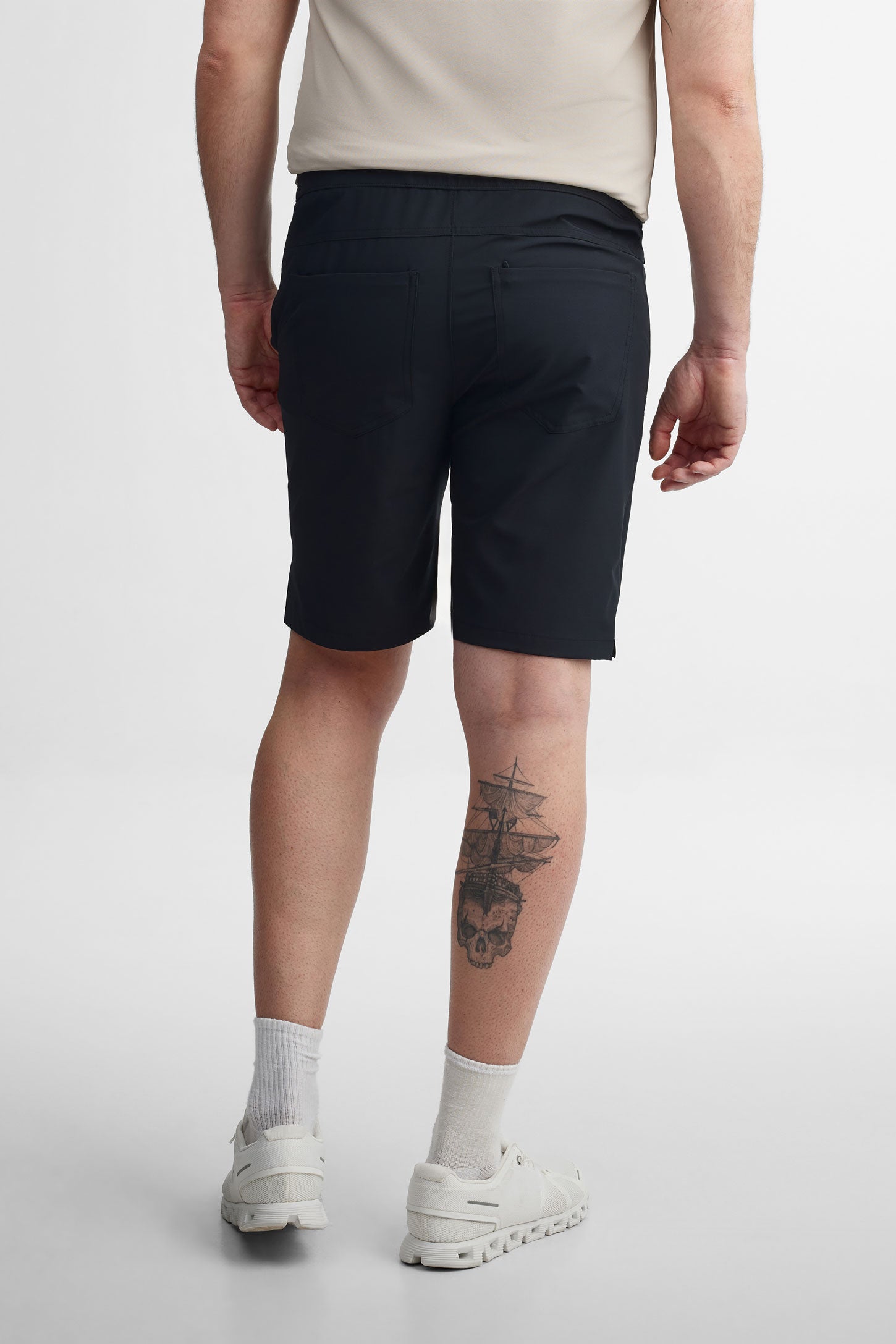 Short taille élastique BM - Homme
 && GRIS FONCE