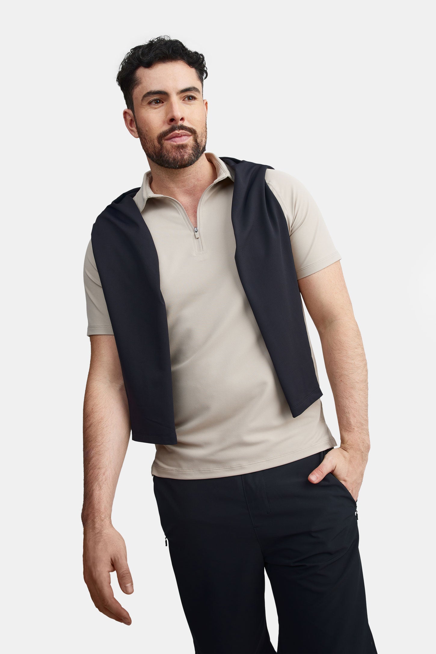 Short taille élastique BM - Homme
 && GRIS FONCE