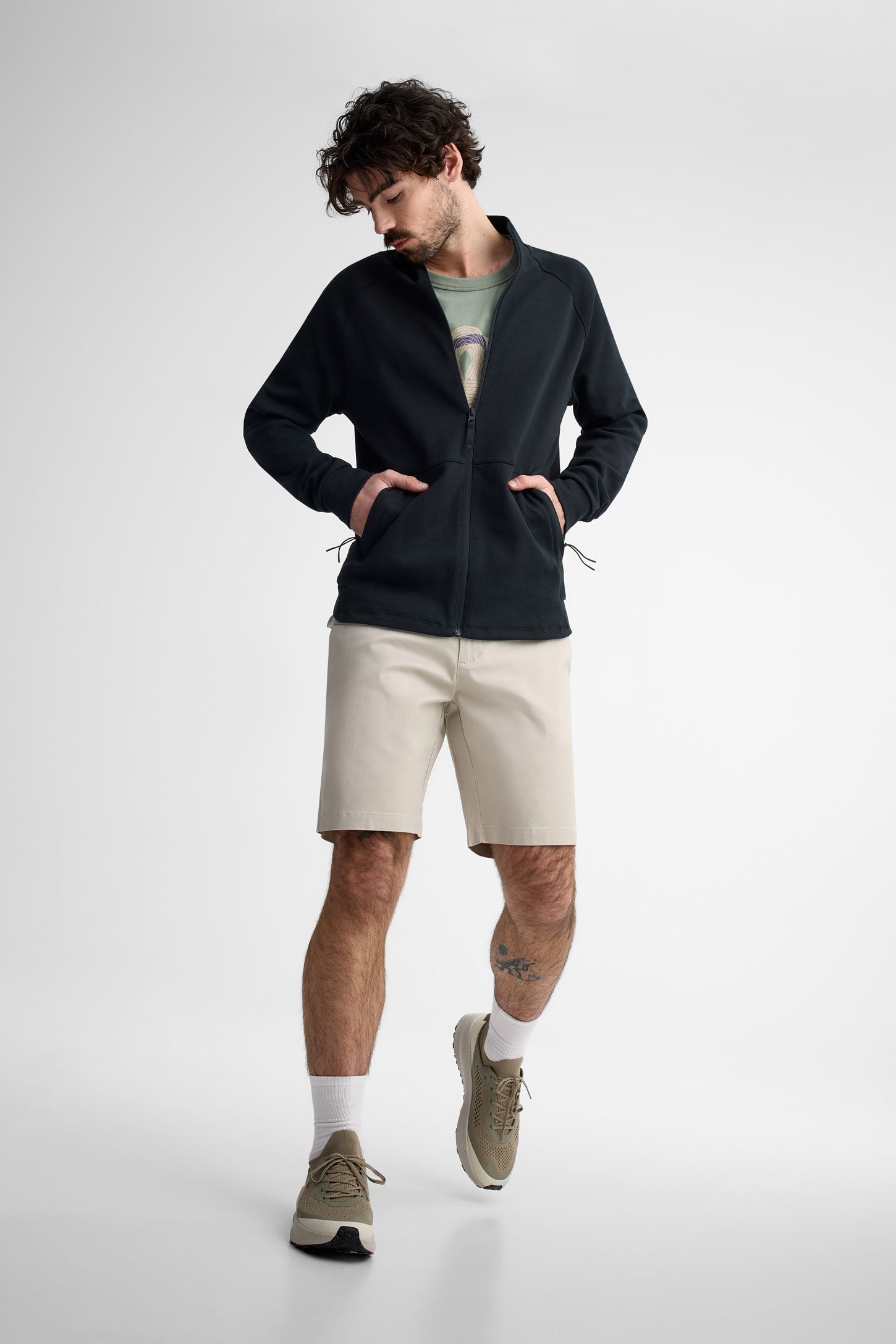 Short en modal - Homme && BEIGE