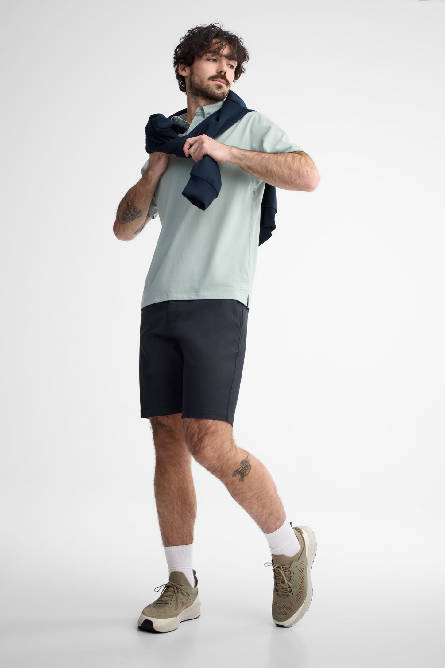 Short en modal - Homme && GRIS FONCE