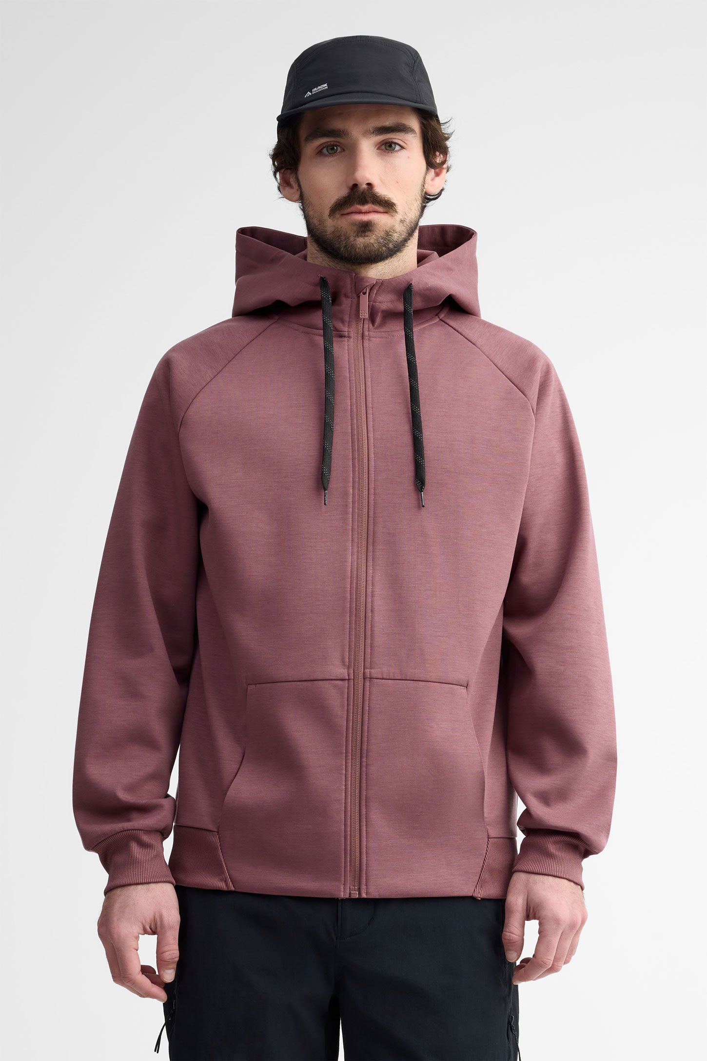 Veste à capuchon ouaté - Homme && ROSE