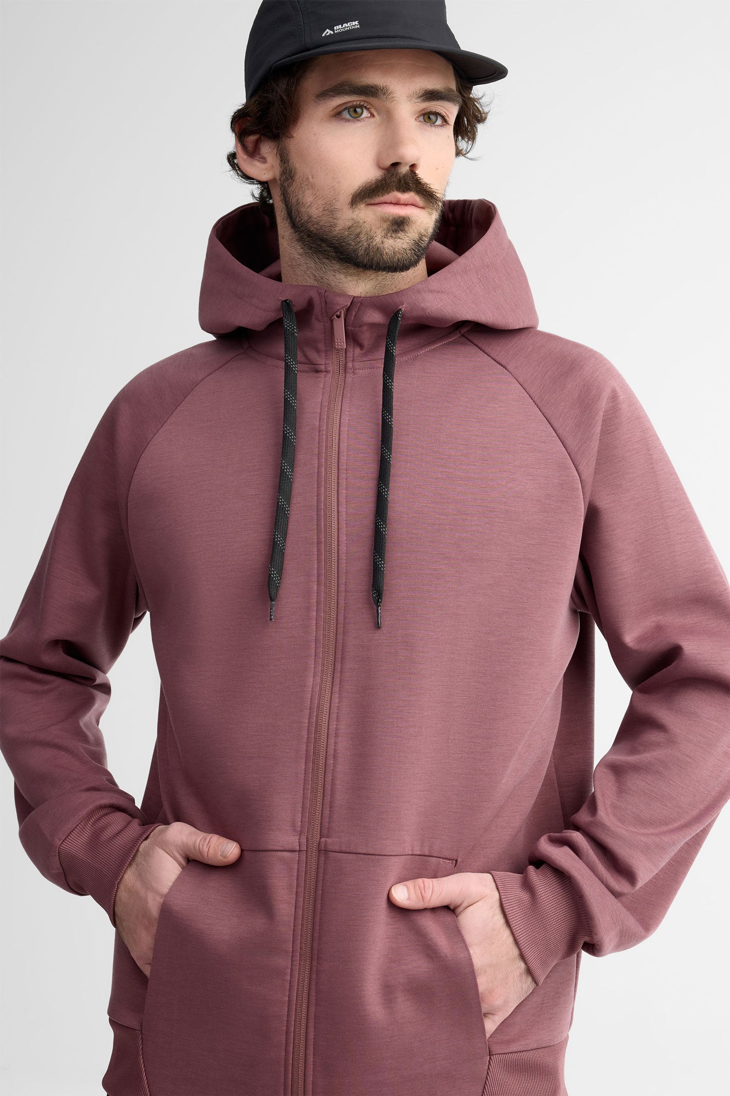 Veste à capuchon ouaté - Homme && ROSE