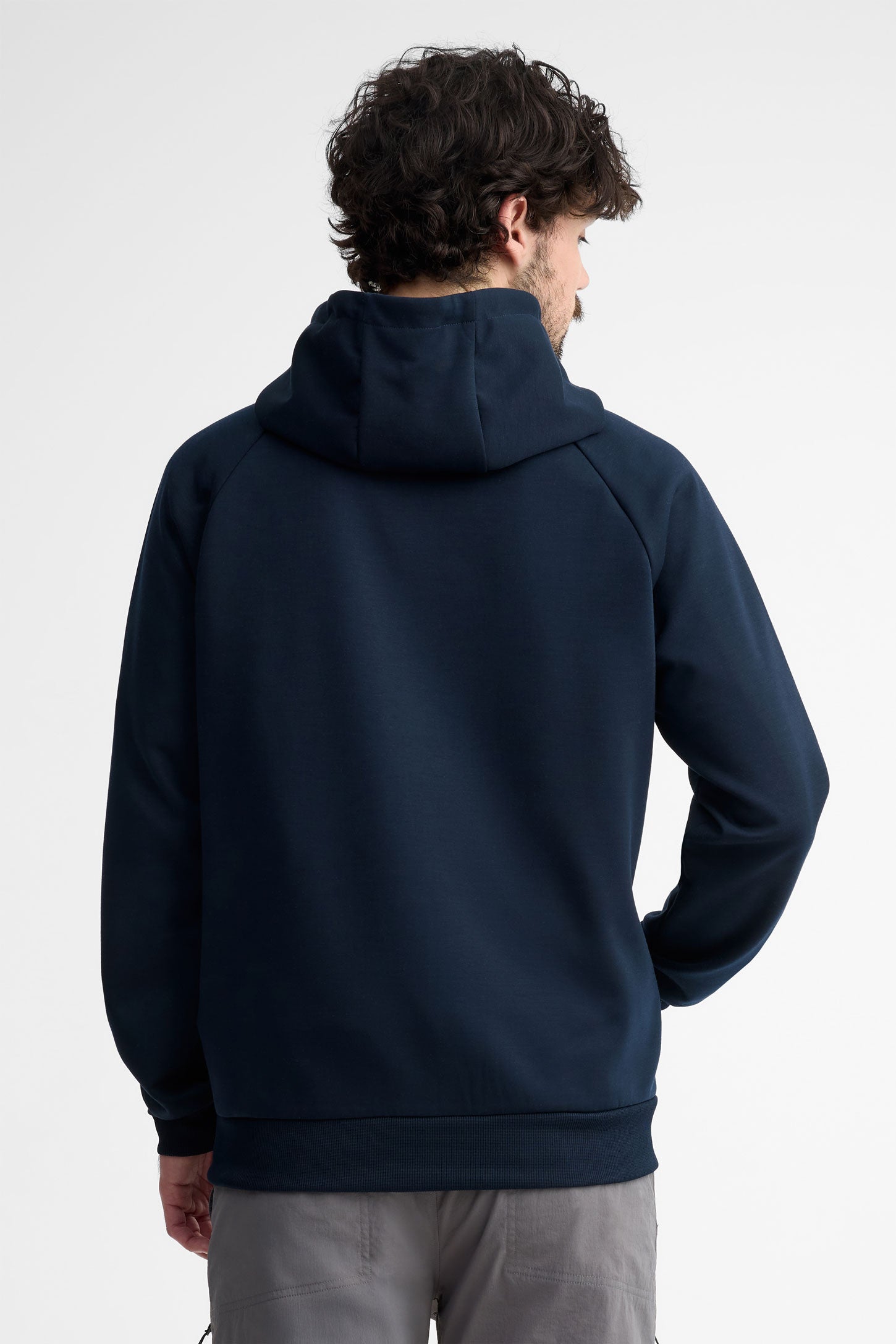 Veste à capuchon ouaté - Homme && BLEU FONCE