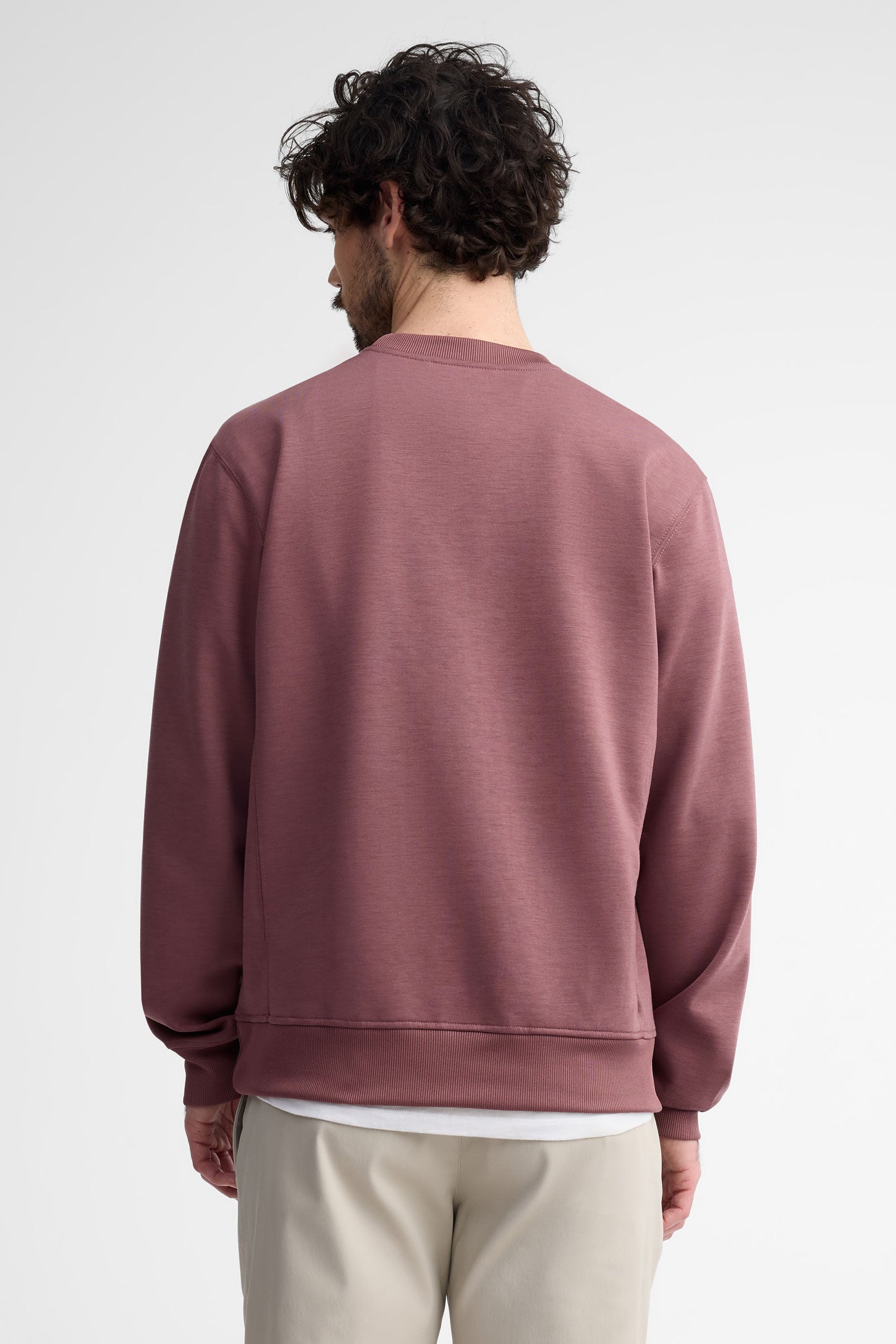 Chandail col rond ouaté - Homme && ROSE