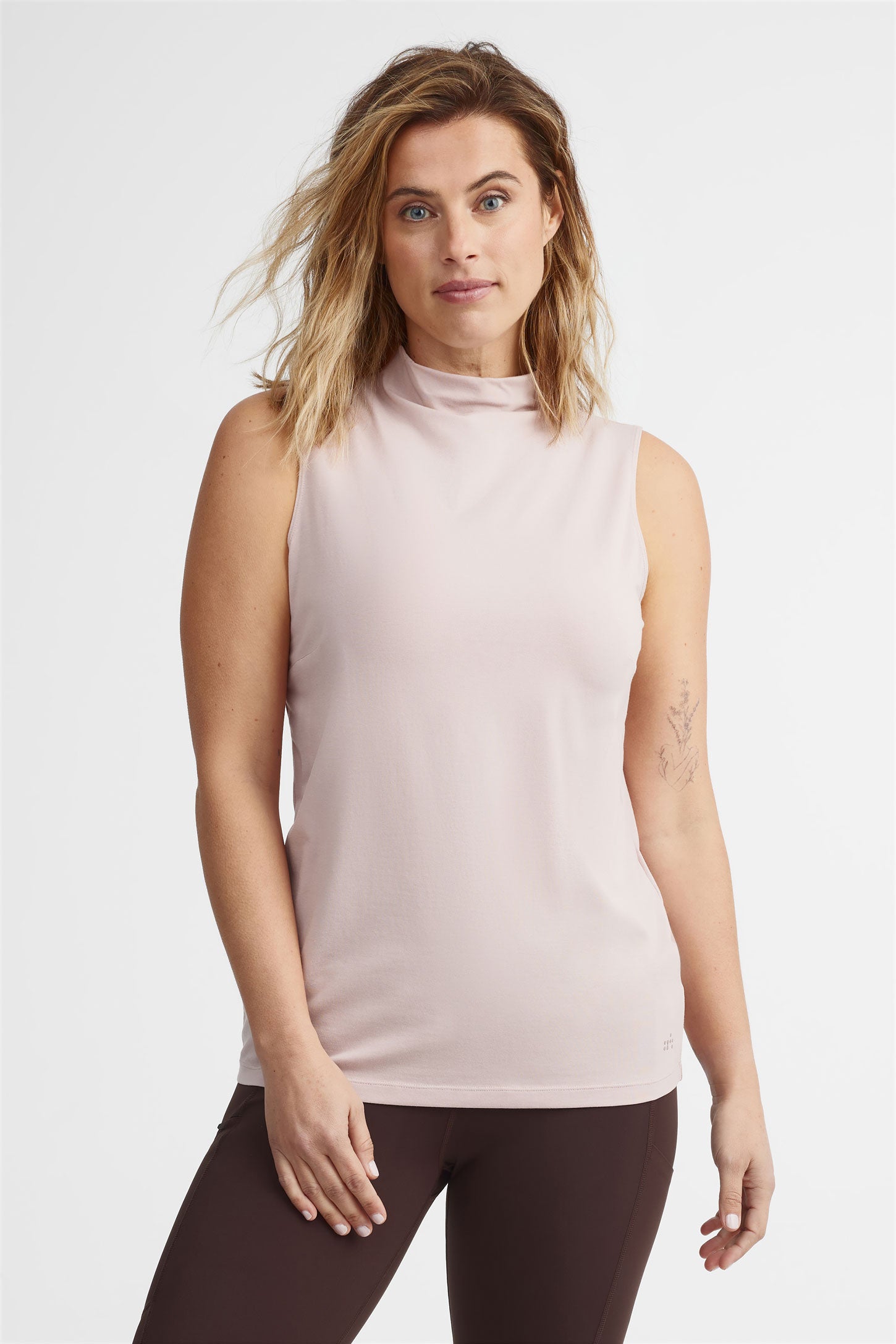 Camisole col montant Modal BM - Femme
 && ROSE