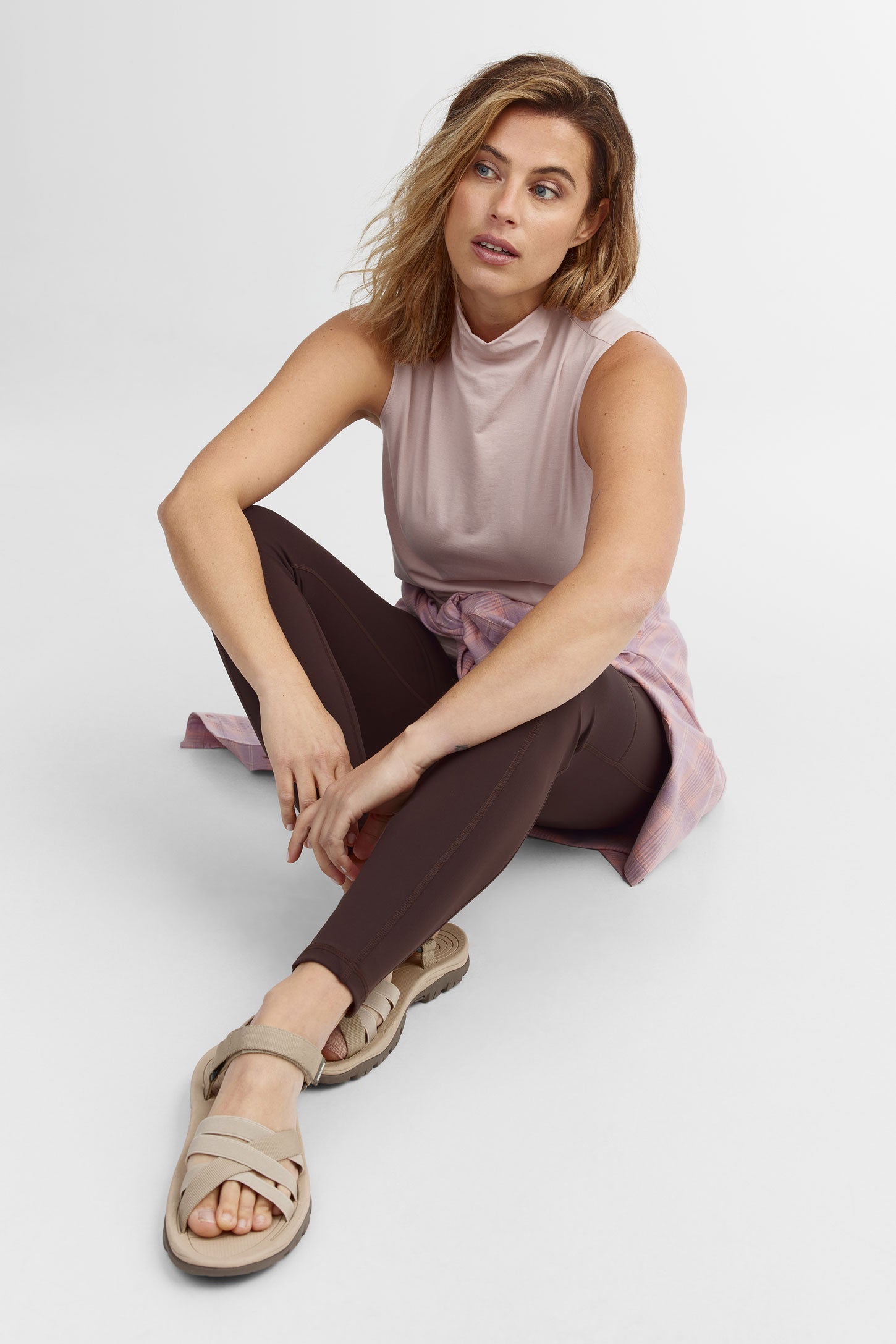 Camisole col montant Modal BM - Femme
 && ROSE
