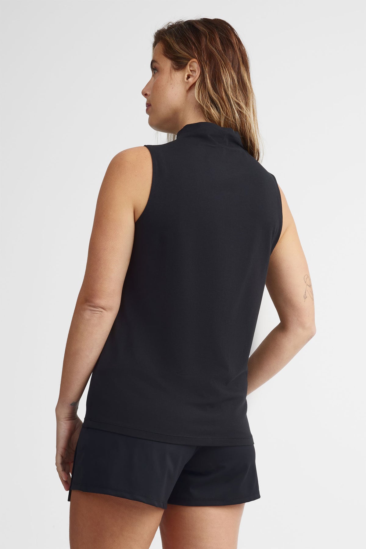 Camisole col montant Modal BM - Femme
 && GRIS FONCE