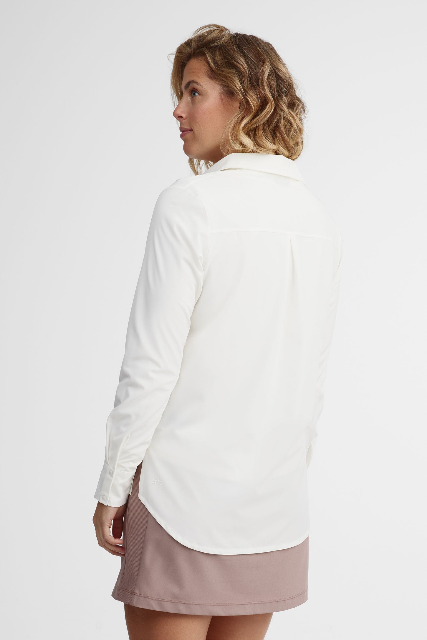 Chemise anti-froissement BM - Femme && BLANC