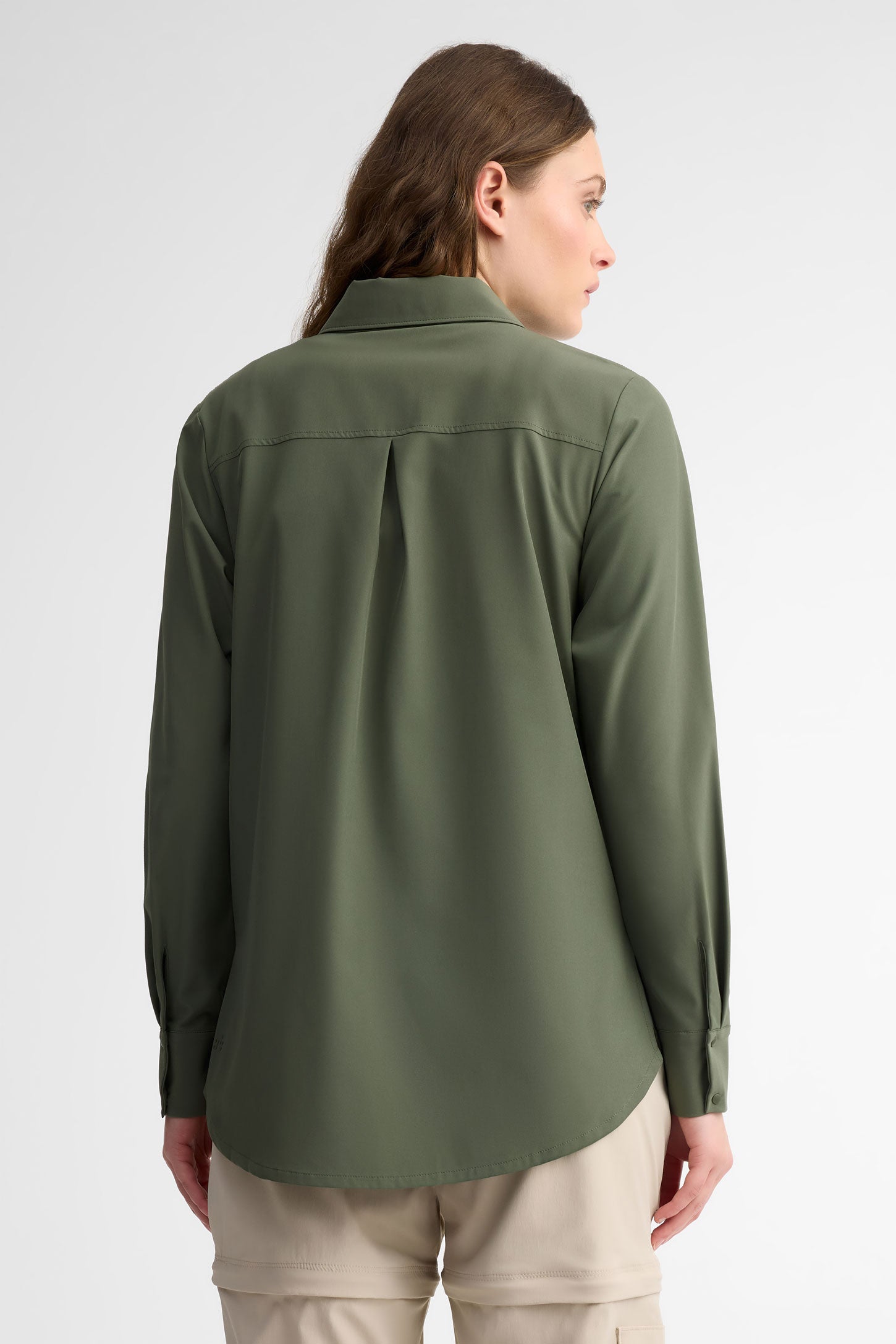 Chemise anti-froissement BM - Femme && VERT