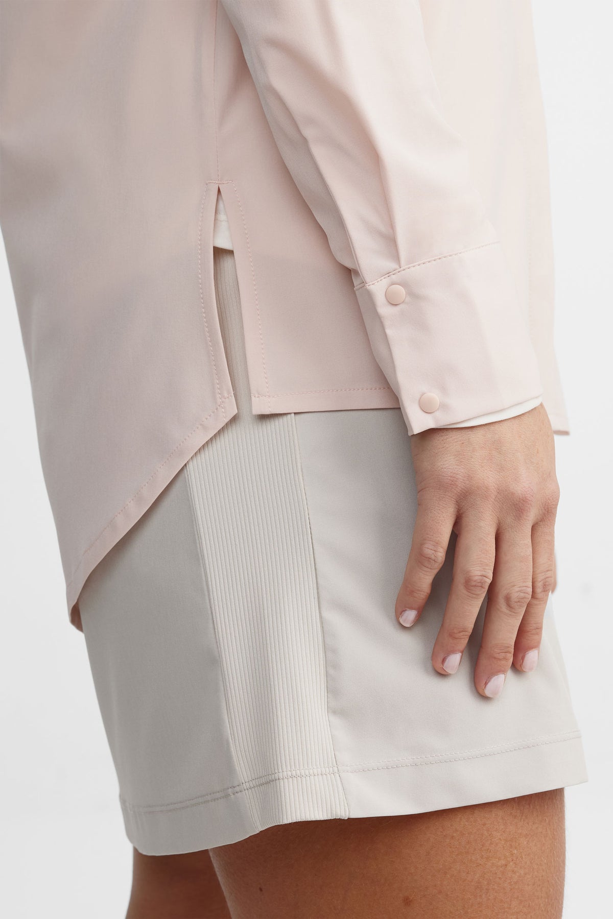 Chemise anti-froissement BM - Femme && ROSE