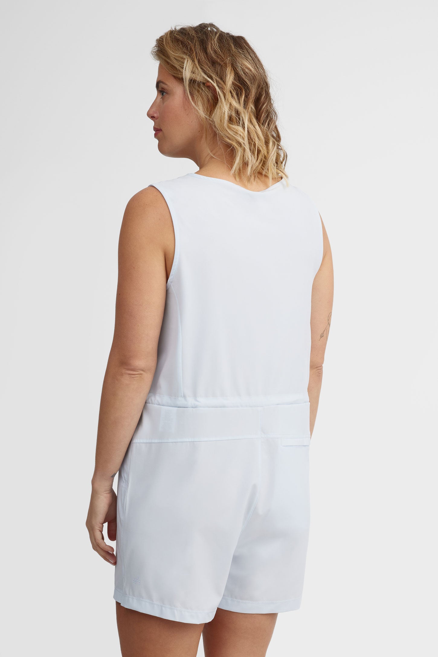 Combi-short cache-cœur BM - Femme && BLEU PALE