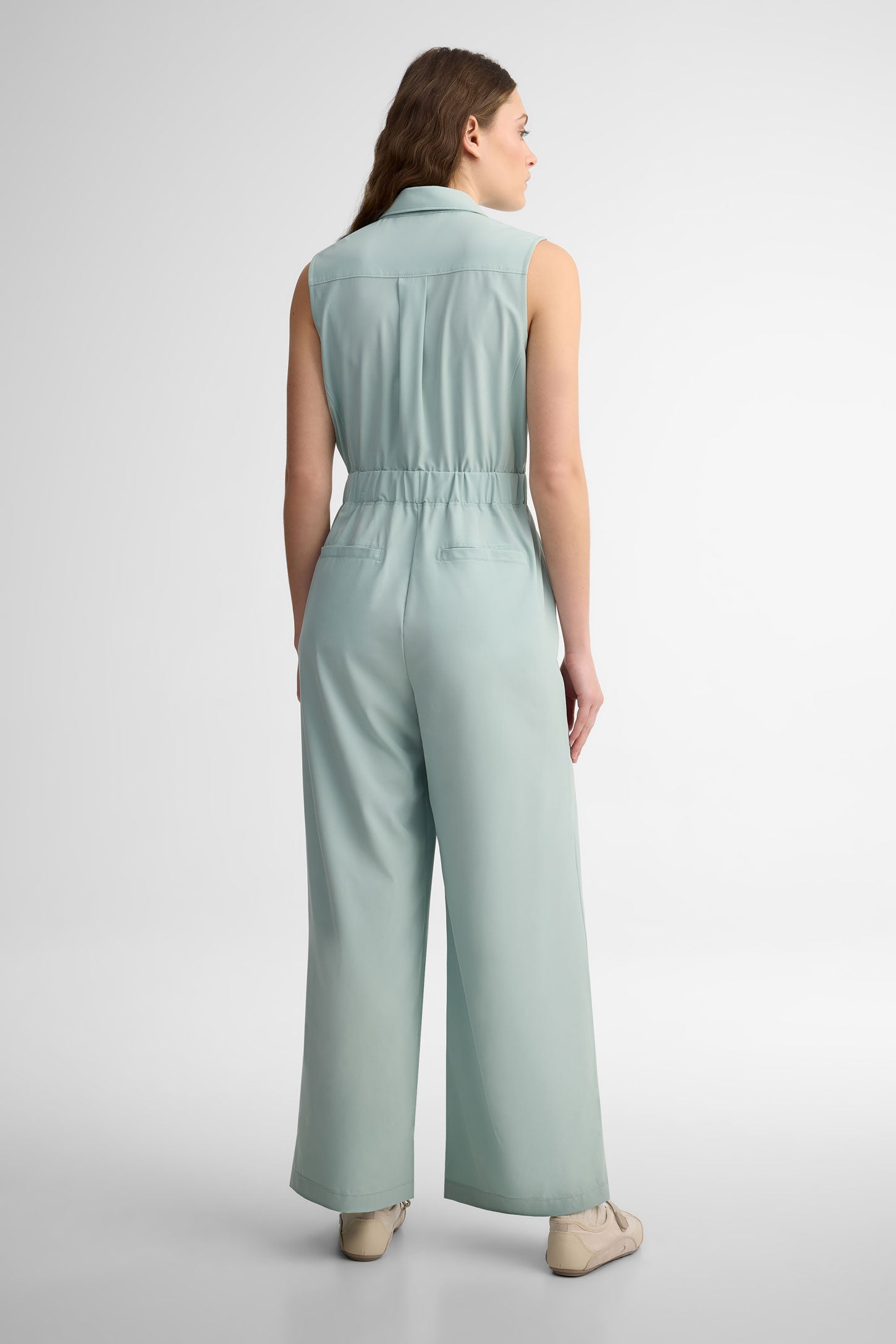 Combinaison jambe large - Femme && VERT