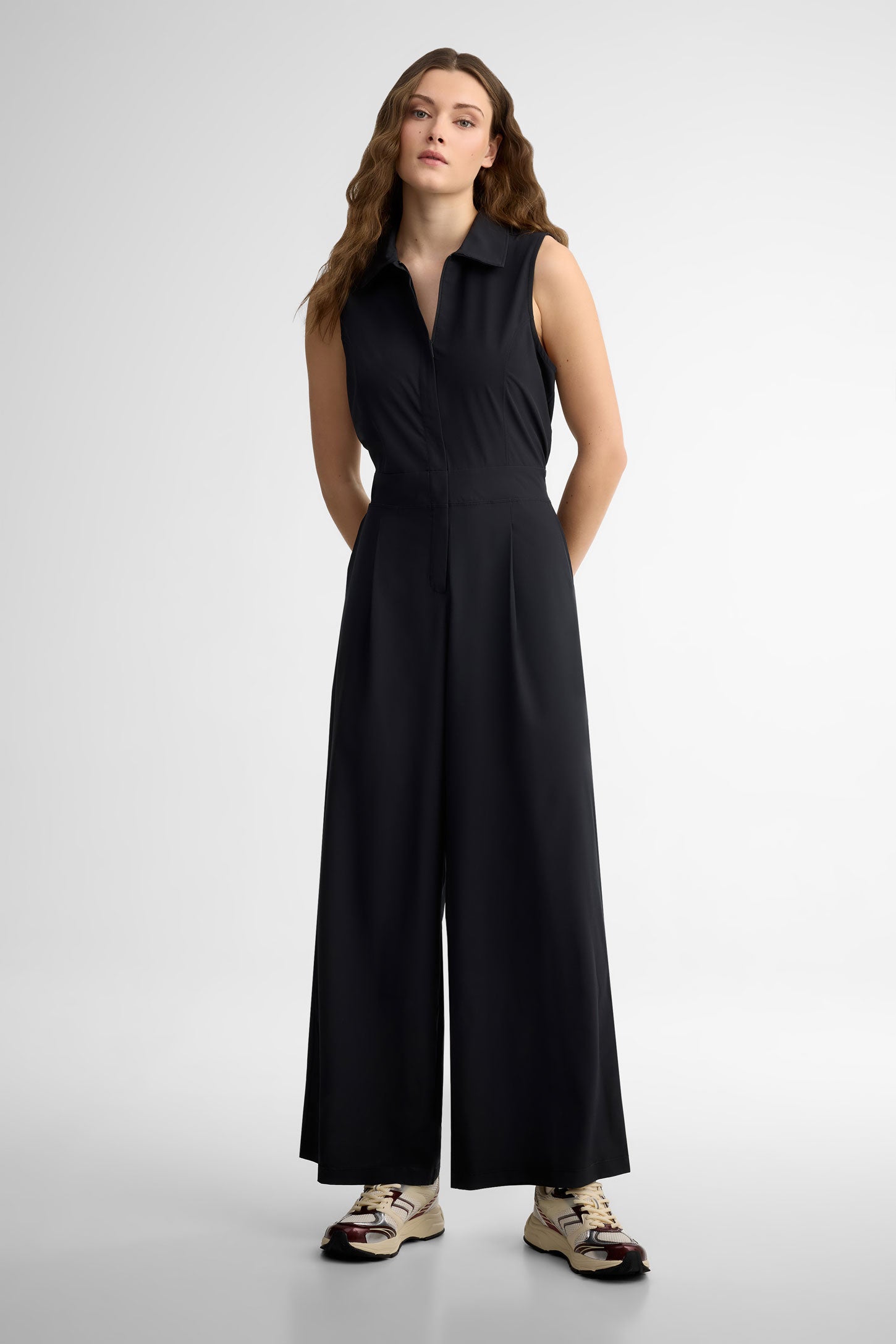 Combinaison jambe large - Femme && GRIS FONCE