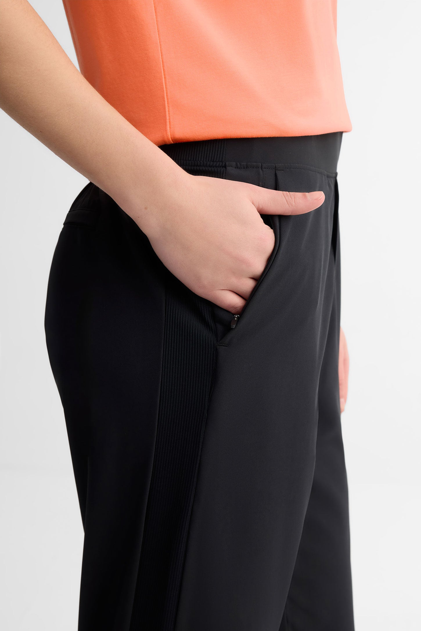 Pantalon jambe fuselée BM - Femme && GRIS FONCE