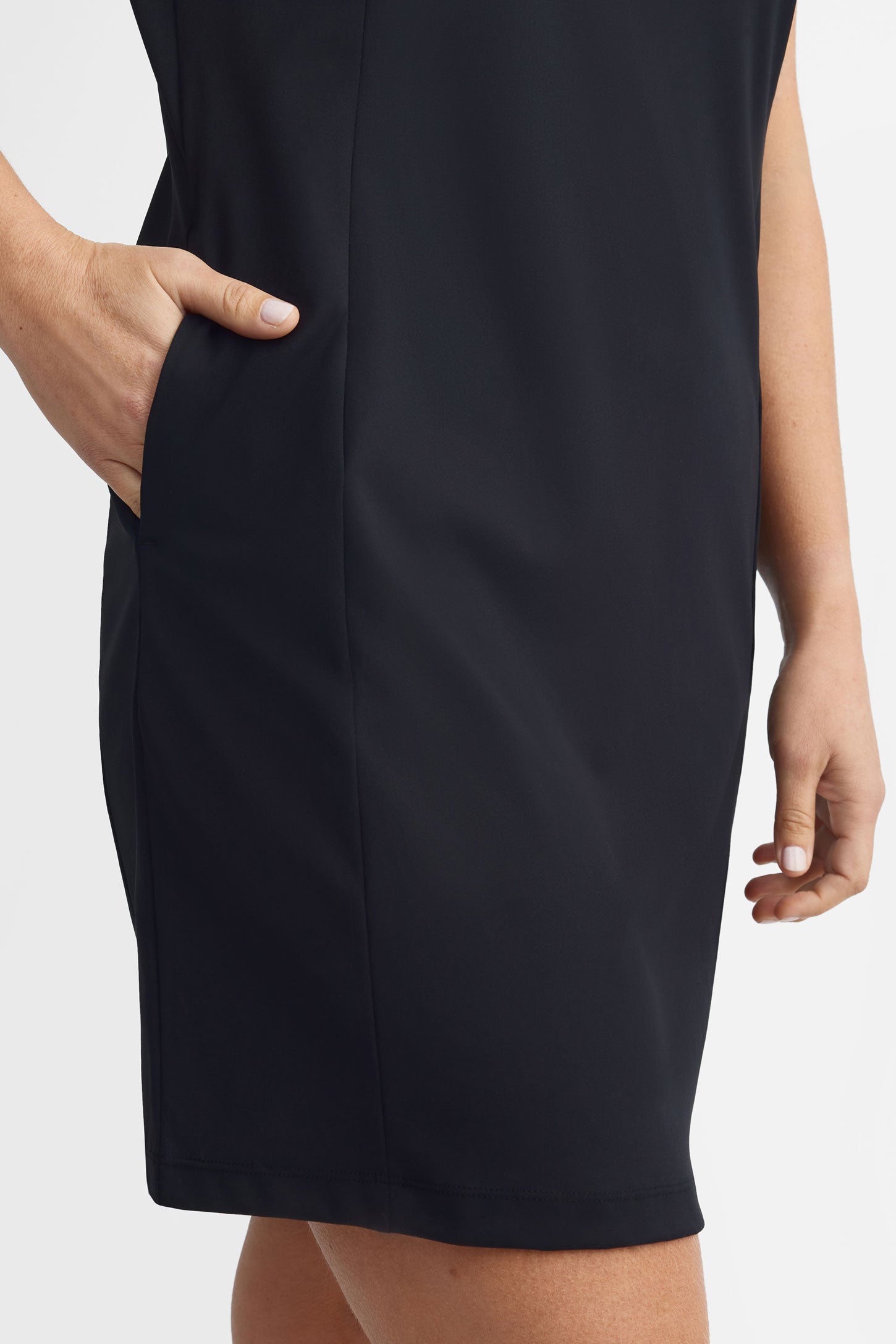Robe col rond BM - Femme && GRIS FONCE
