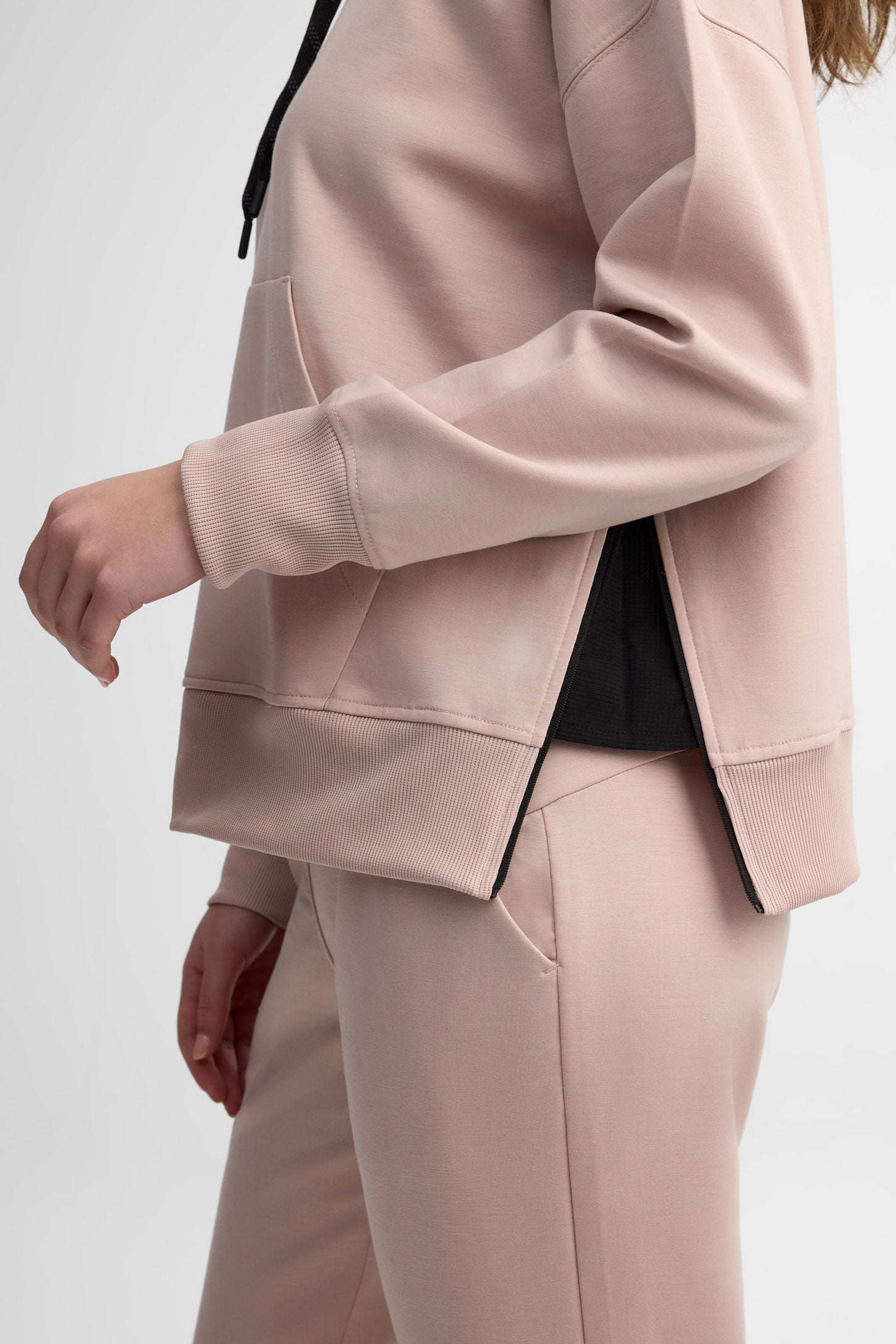 Chandail à capuchon ouaté - Femme && ROSE