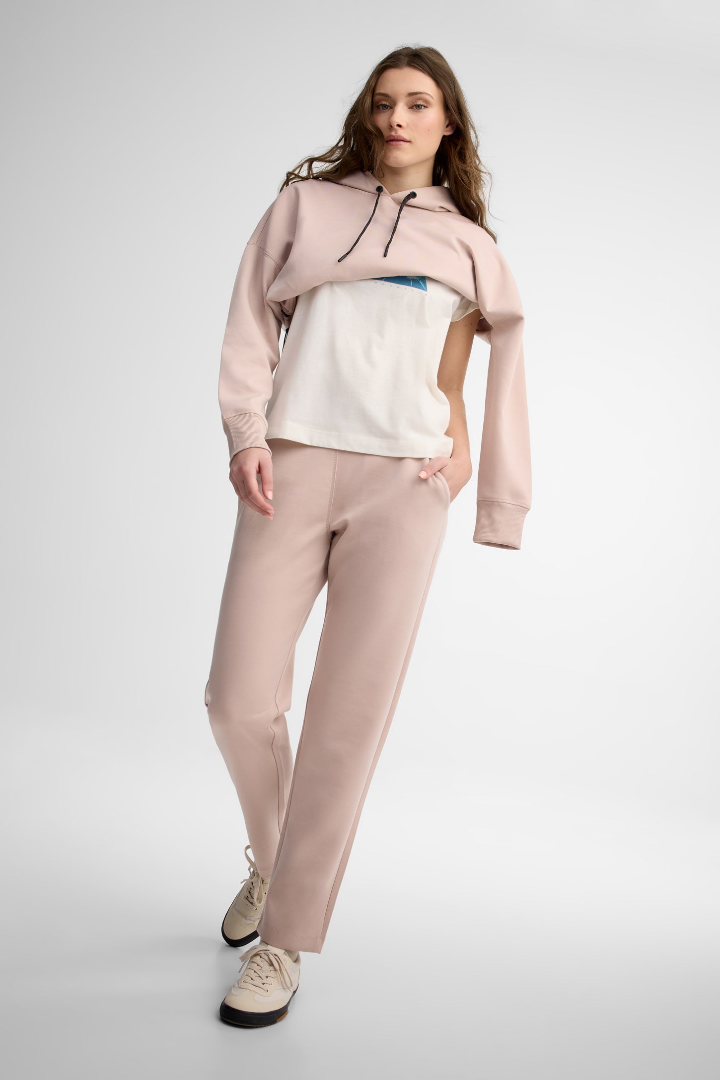Chandail à capuchon ouaté - Femme && ROSE