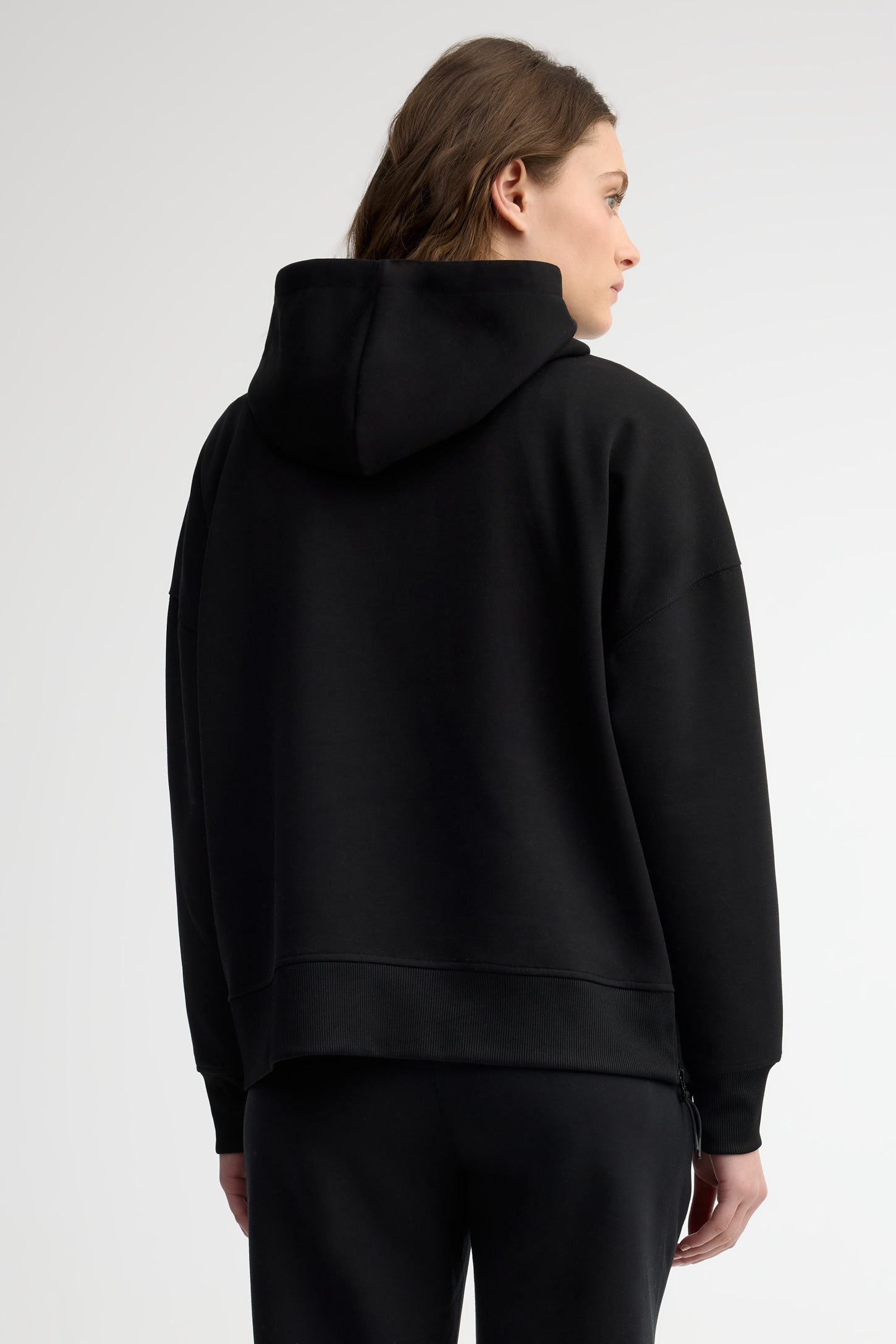 Chandail à capuchon ouaté - Femme && GRIS FONCE