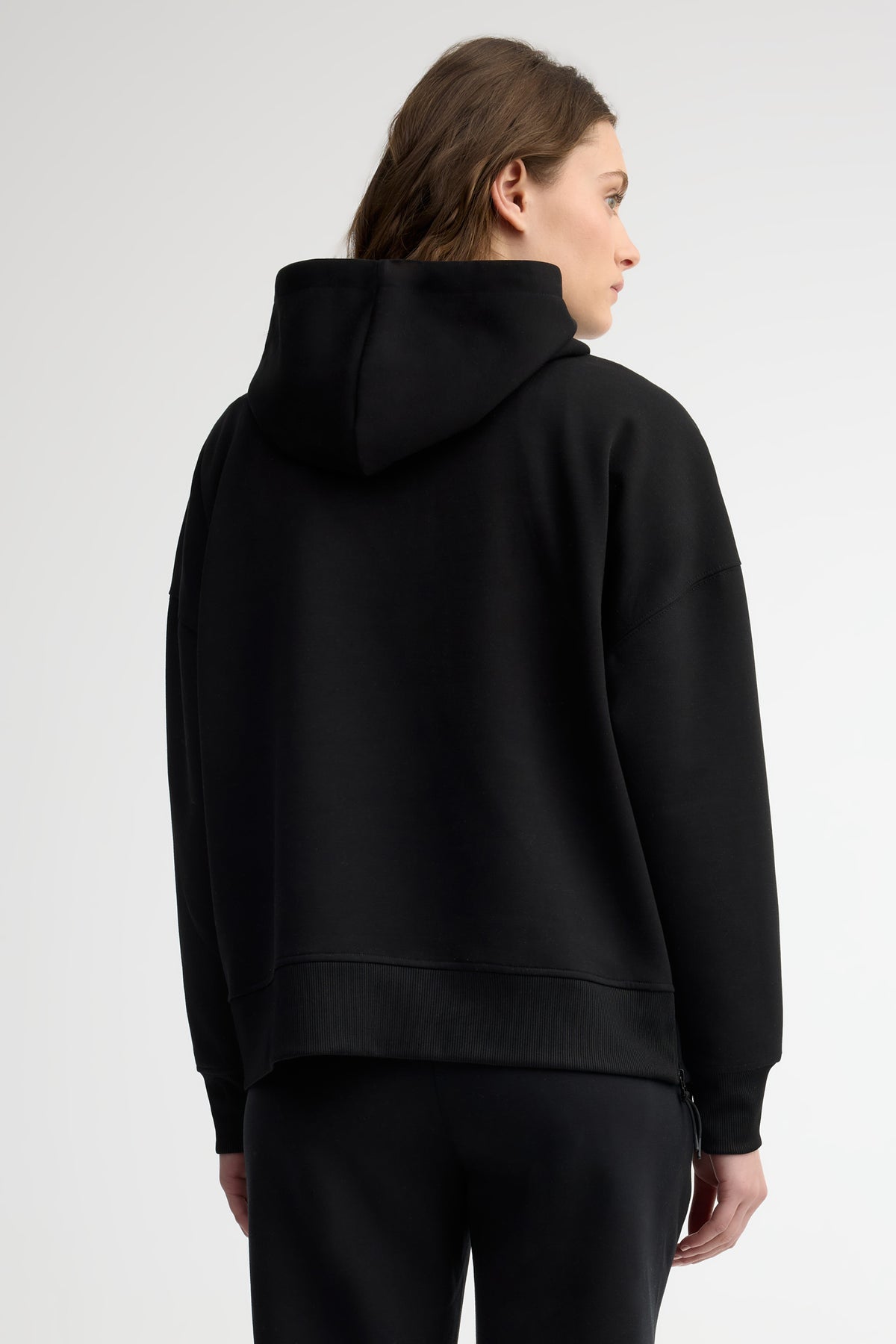 Chandail à capuchon ouaté - Femme && GRIS FONCE